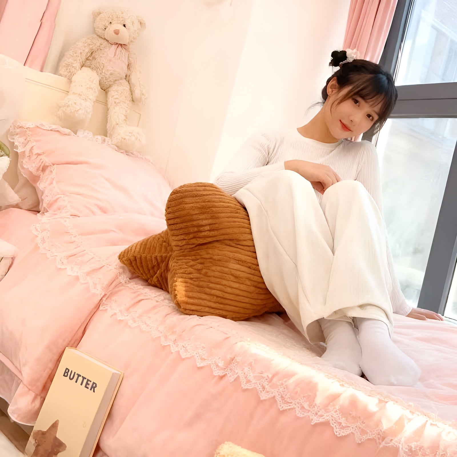 Lesekile med Ryggstøtte – Ergonomisk og Komfortabel | Perfekt for Seng, Sofa og Avslapning