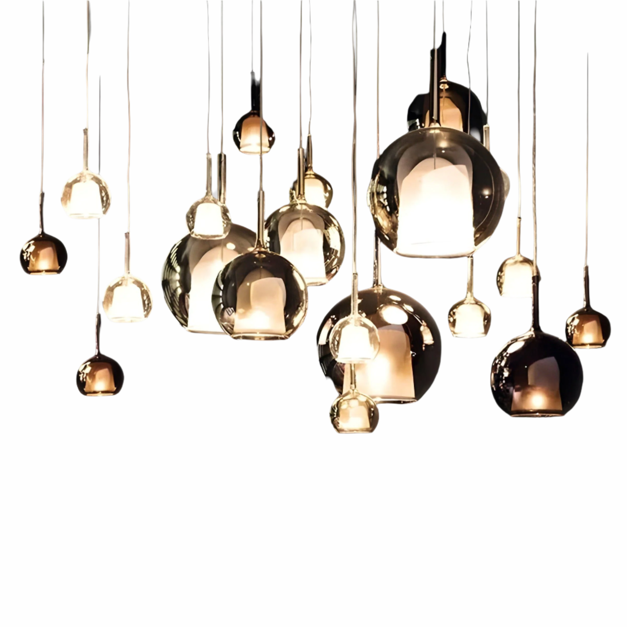 Bilde av Hjorda - Moderne Led-pendel i Sfærisk Glass fra Velisse