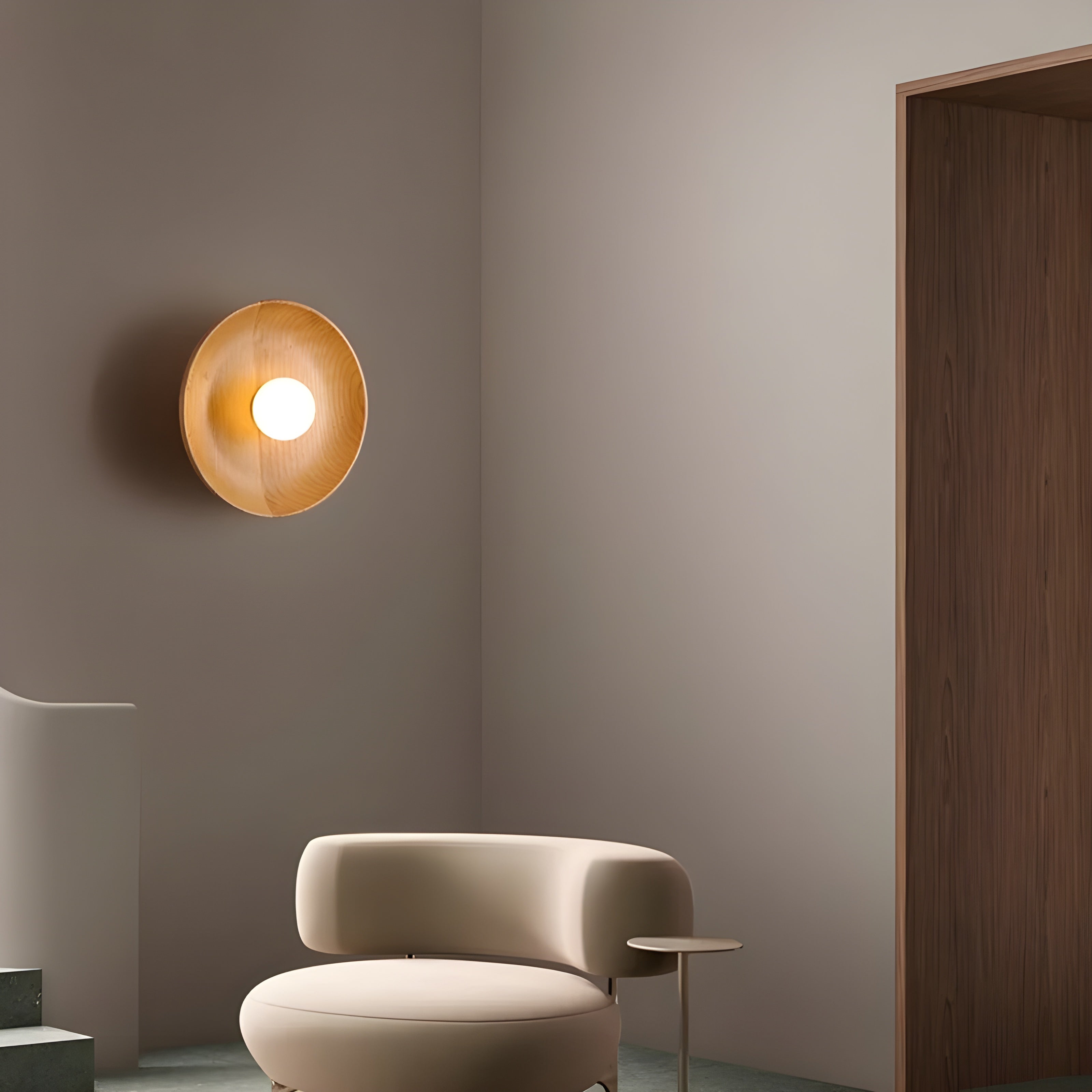 Bilde av Carins Taklampe i Tre – Stilren Eleganse for Moderne Hjem fra Velisse