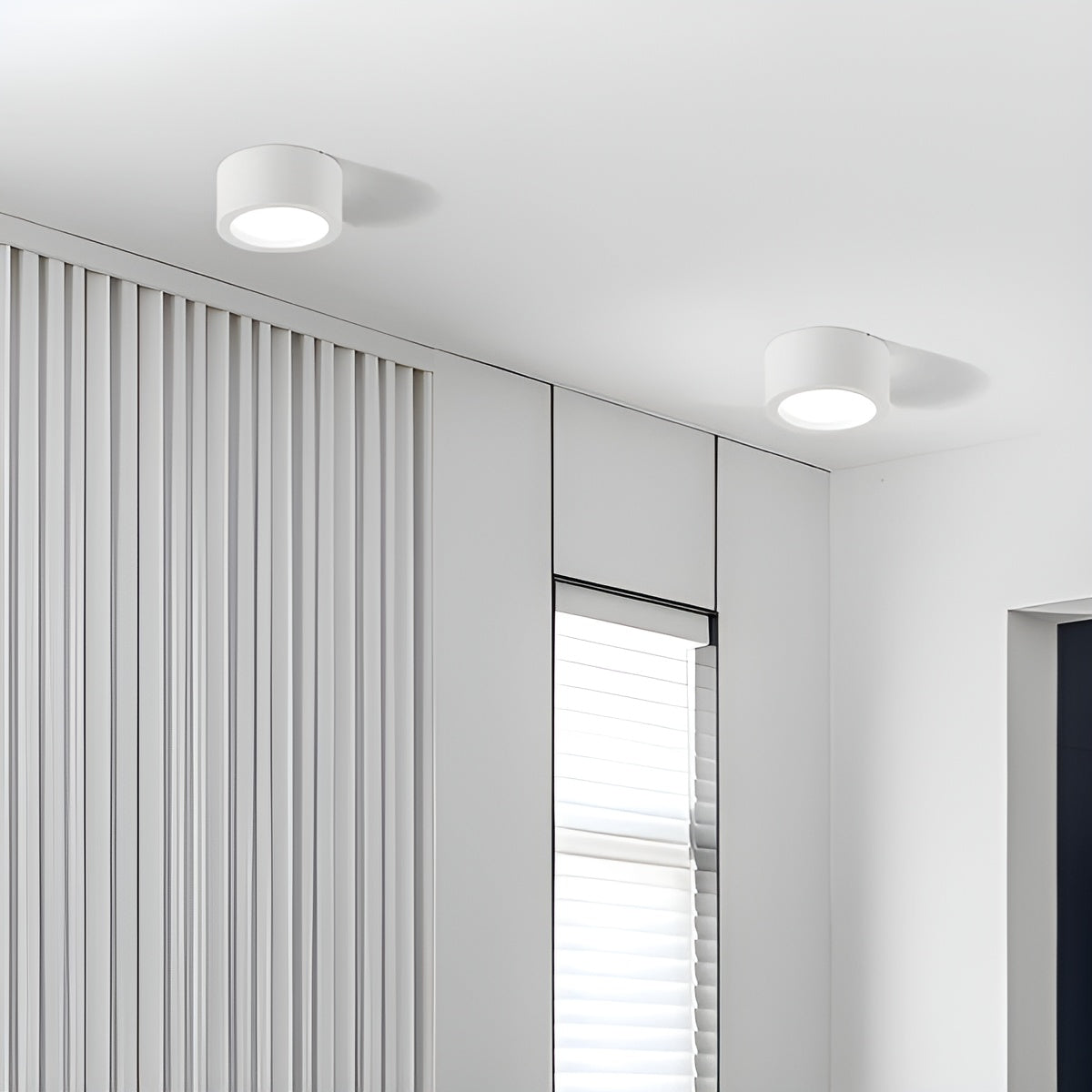 Moderne LED-Taklampe – Rund Design med Varmt Lys | Koselig Belysning til Alle Rom - Lysarmaturer for tak
