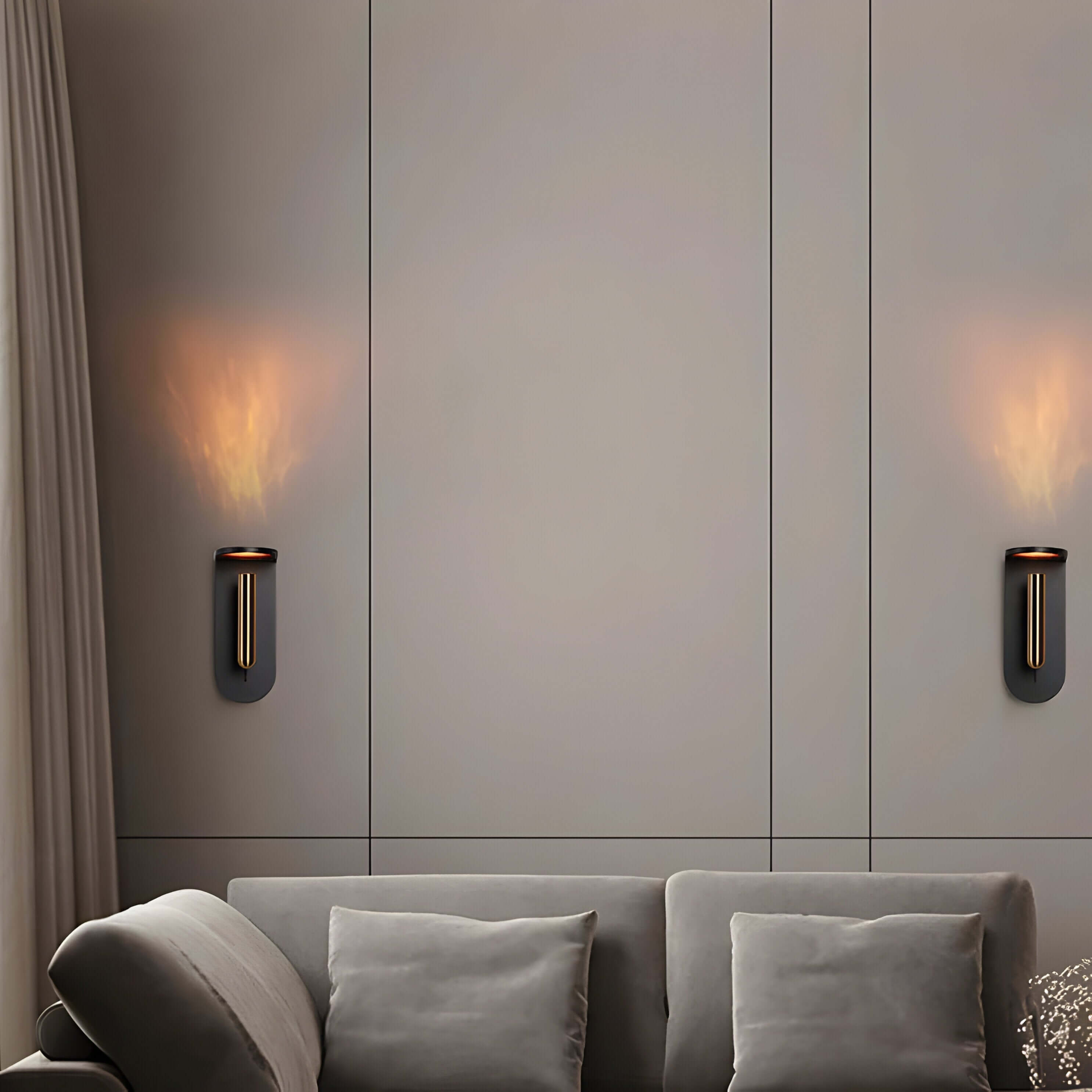 Glowla - Vegglampe med Flammeeffekt (LED)