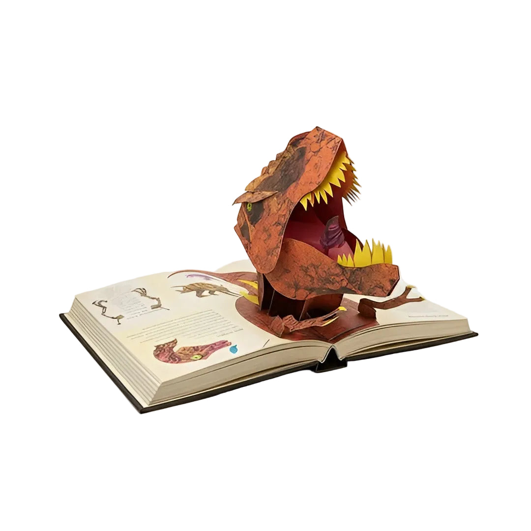 1 x 3d-Pop-up-Bok Med Dinosaurer – En Magisk Opplevelsesbok For Nysgjerrige Barn