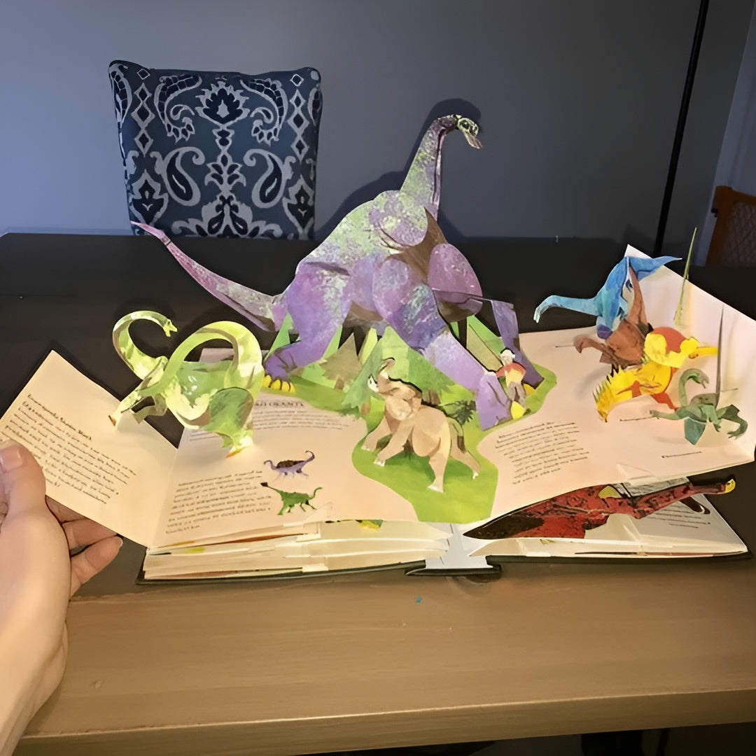1 x 3d-Pop-up-Bok Med Dinosaurer – En Magisk Opplevelsesbok For Nysgjerrige Barn
