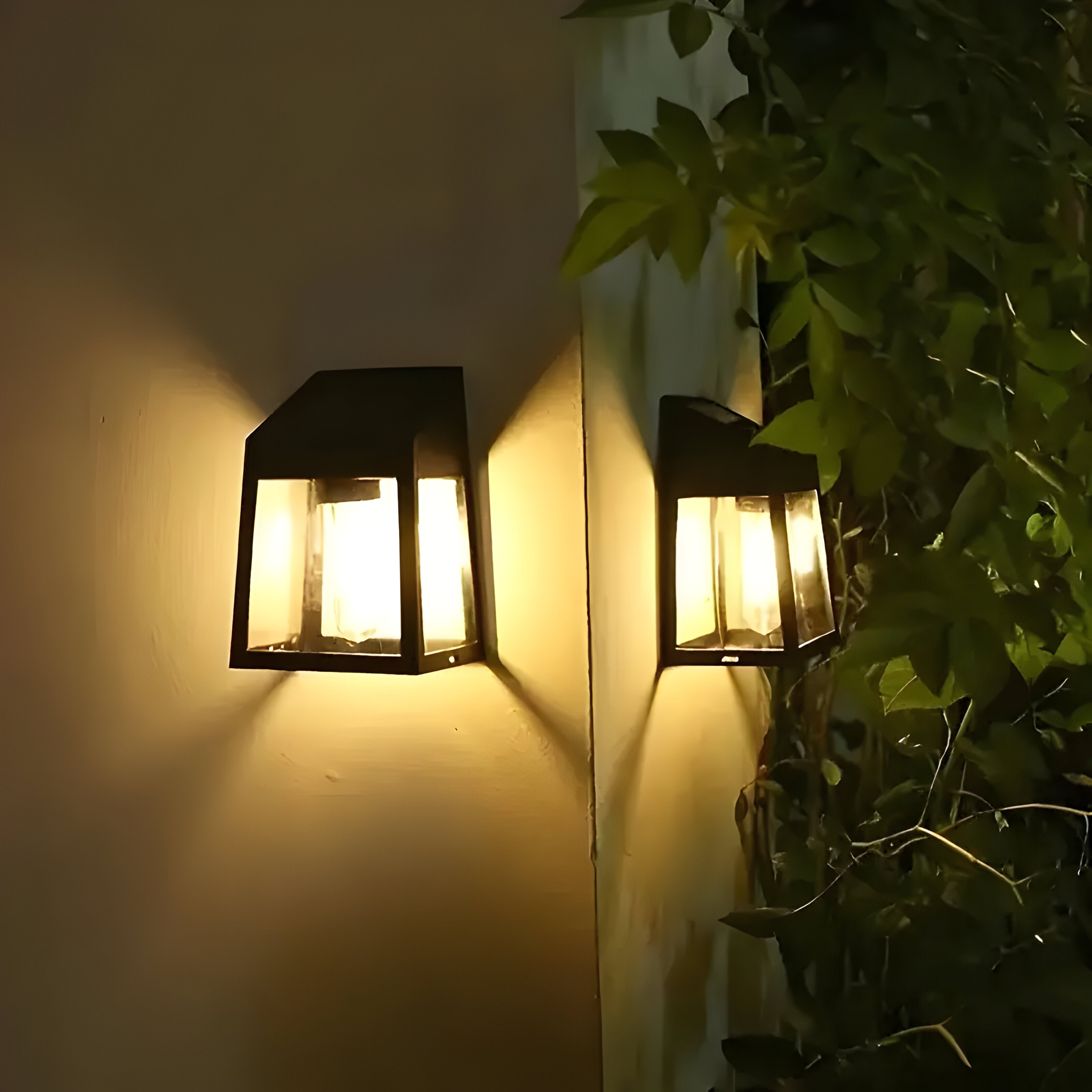Solcellelamper - Oppladbare Led-hagelamper, Værbestandige Utelamper(2 stk)