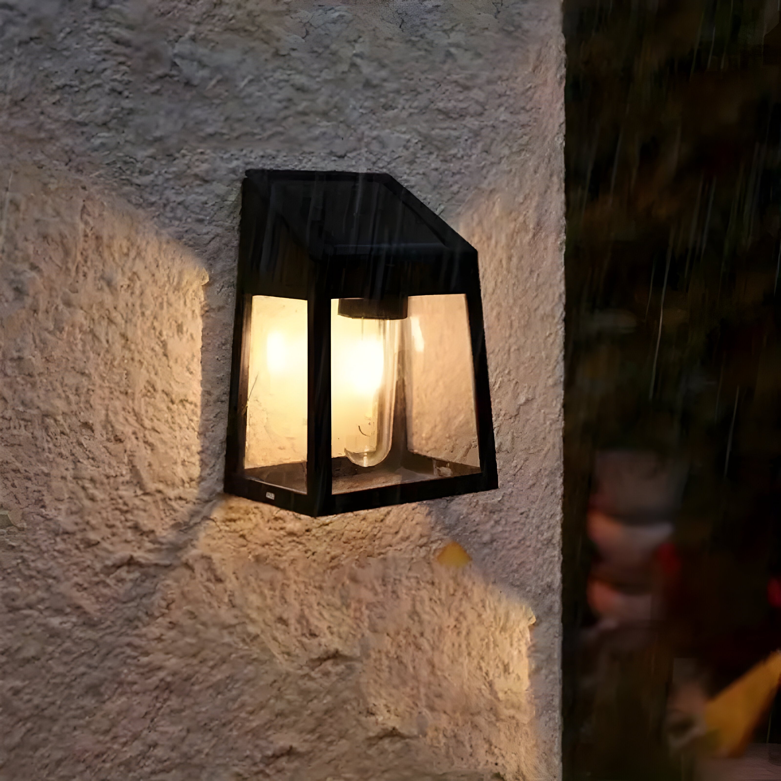 Solcellelamper - Oppladbare Led-hagelamper, Værbestandige Utelamper(2 stk)