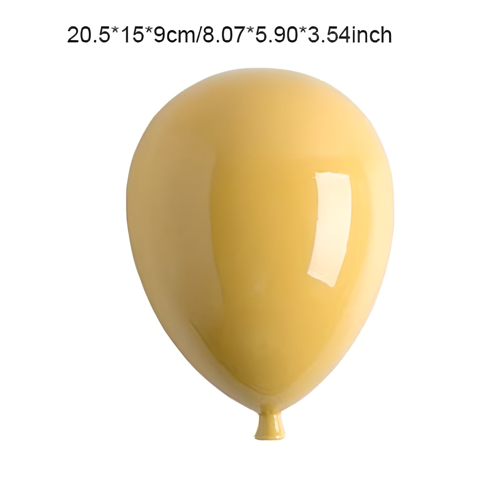 Keramisk Ballong Veggdekorasjon – Moderne og Dekorativ | Stilfull Hjemmedekor for Stue og Soverom