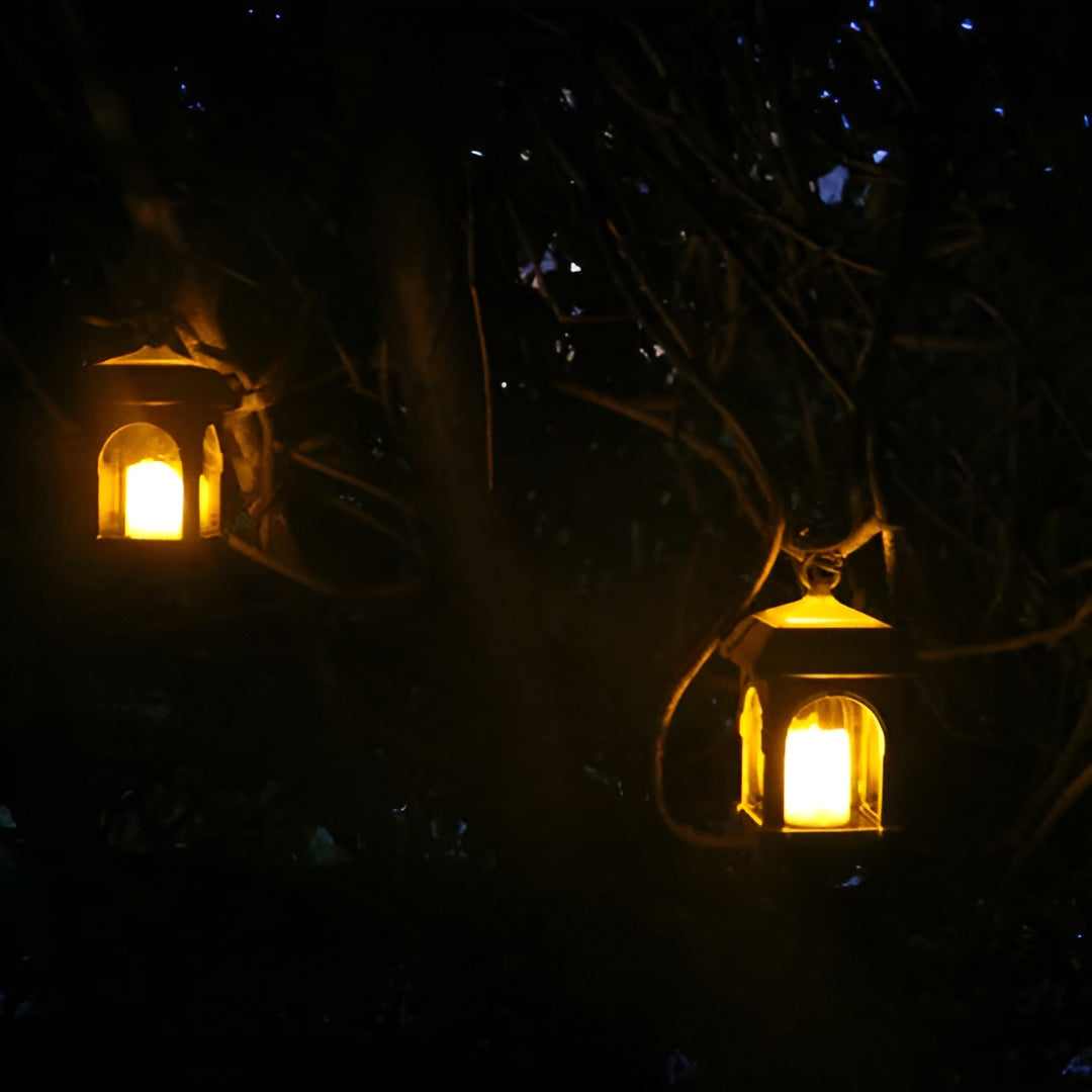 Led Solcellelampe I Form Av Et Hus – Vanntett Hagebelysning For Utendørs Bruk