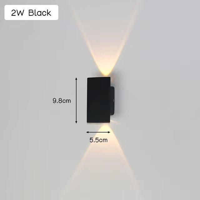 Bilde av Velheim - Moderne Værbestandig Led-vegglampe i Aluminium for Utendørs Bruk fra Velisse