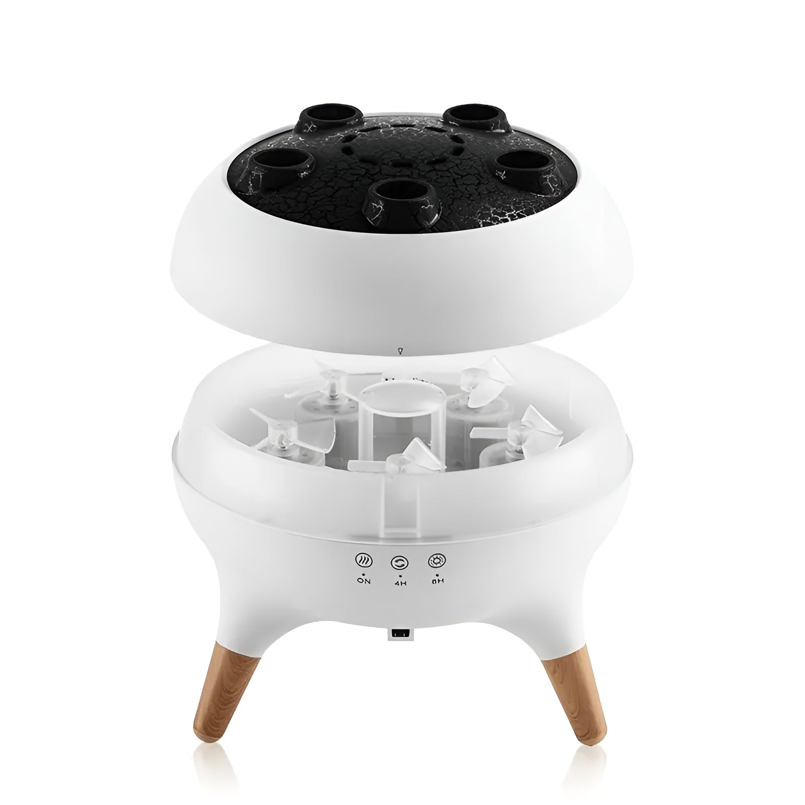 Manetformet Aromadiffusor – Fargeendring Og Fjernkontroll | Luftfukter For Hjemmet Og Kontoret