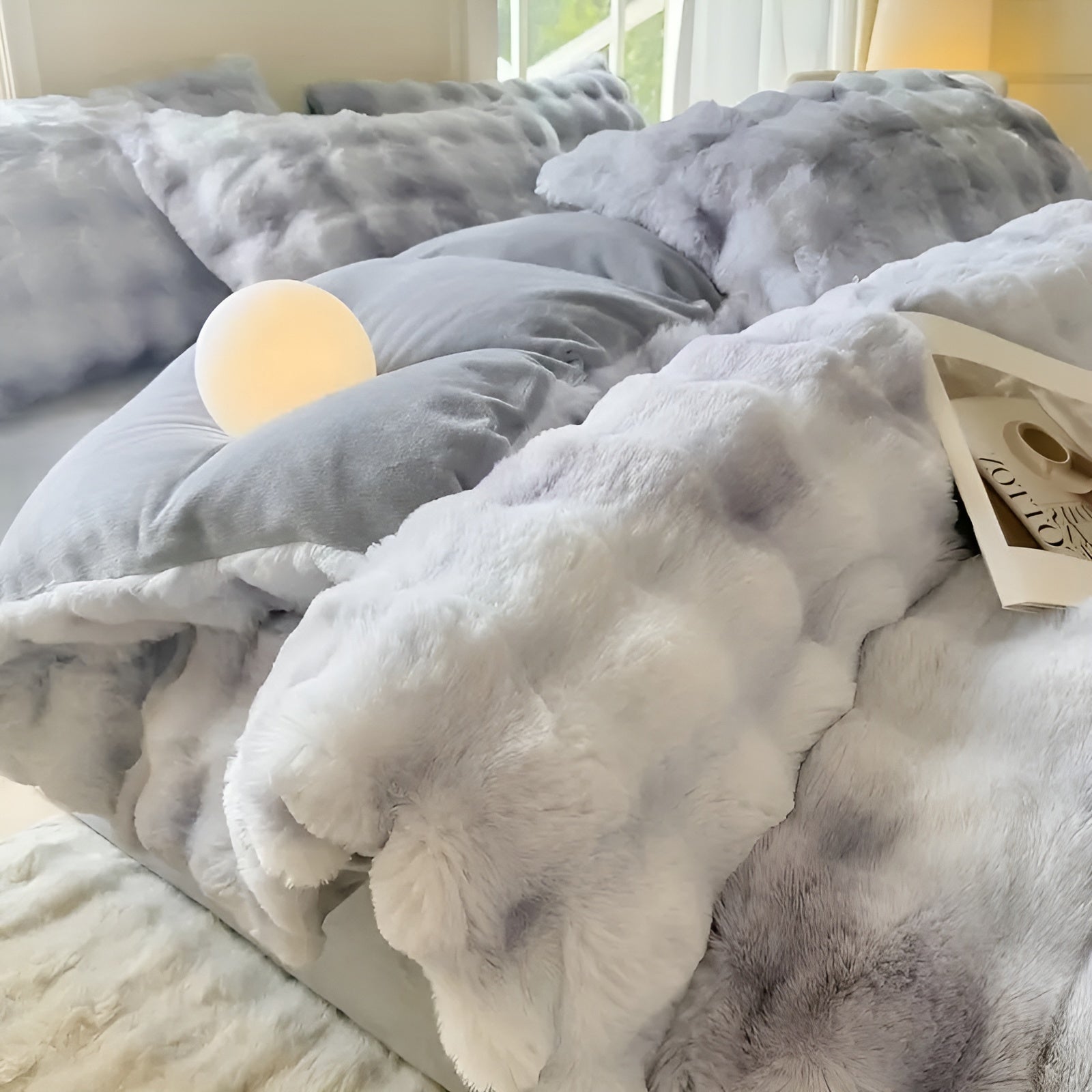 Plysdynetrekk – Varmt og Mykt for Høst og Vinter | Vendbart Design i Kaninpels og Melkesammet