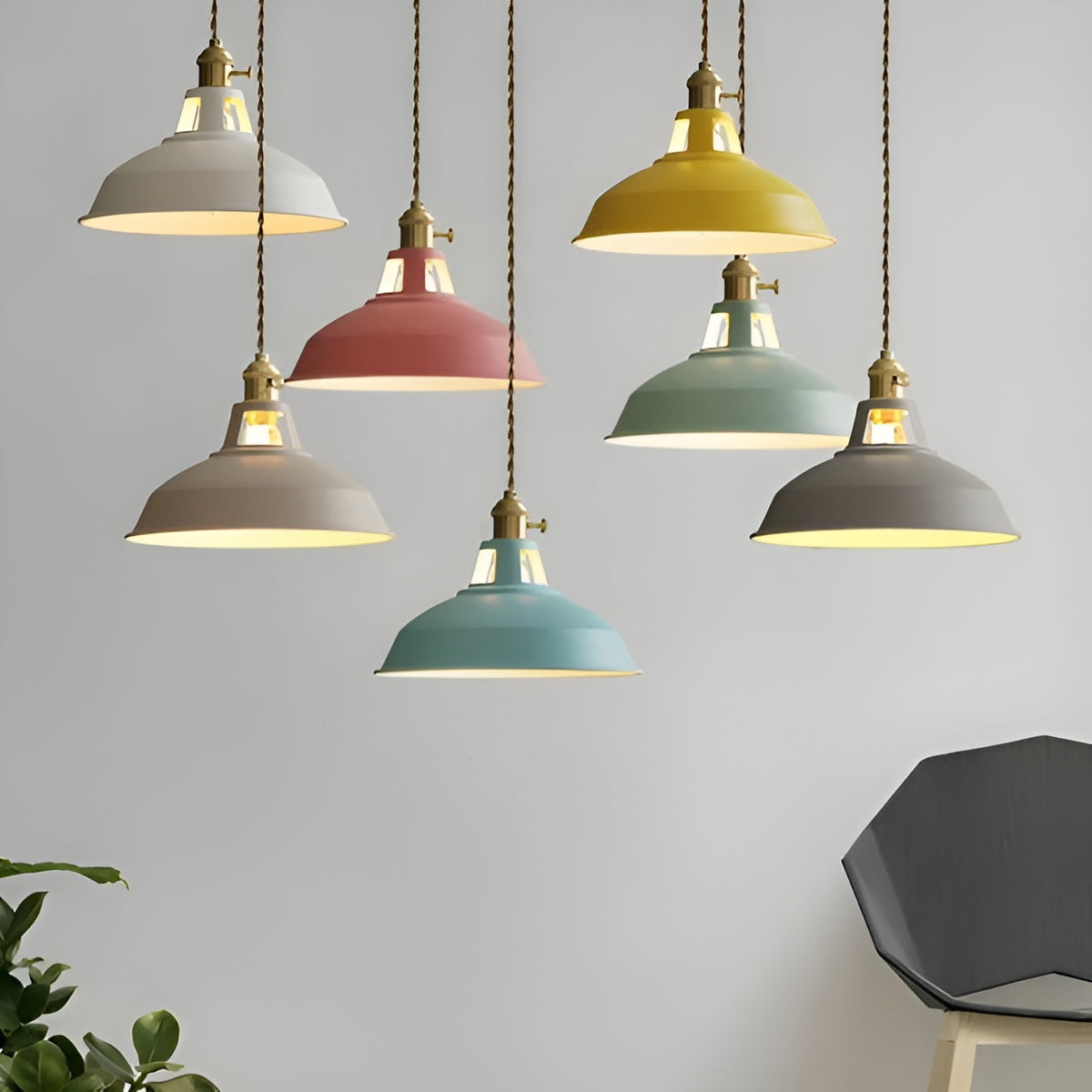Industriell Retro-Pendellampe – Vintage og Dekorativ | Perfekt for Hjem og Restaurant - Lysarmaturer for tak