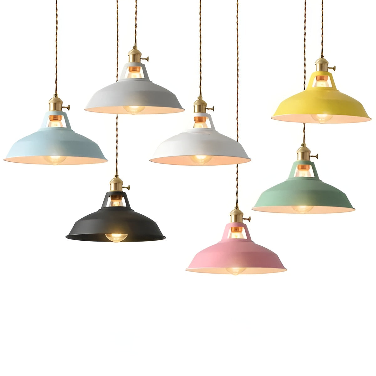 Industriell Retro-Pendellampe – Vintage og Dekorativ | Perfekt for Hjem og Restaurant - Lysarmaturer for tak