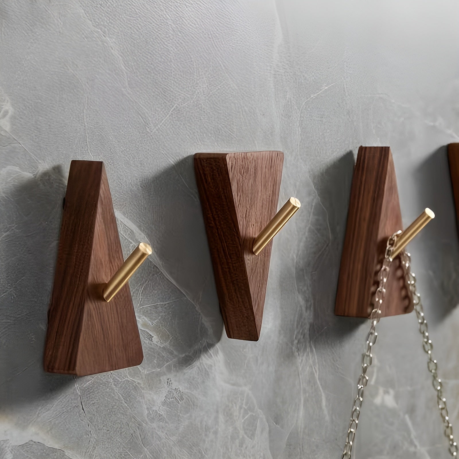 Vegghenger-sett (4 stk) – Moderne og Dekorativt | Perfekt for Gang, Bad og Soverom