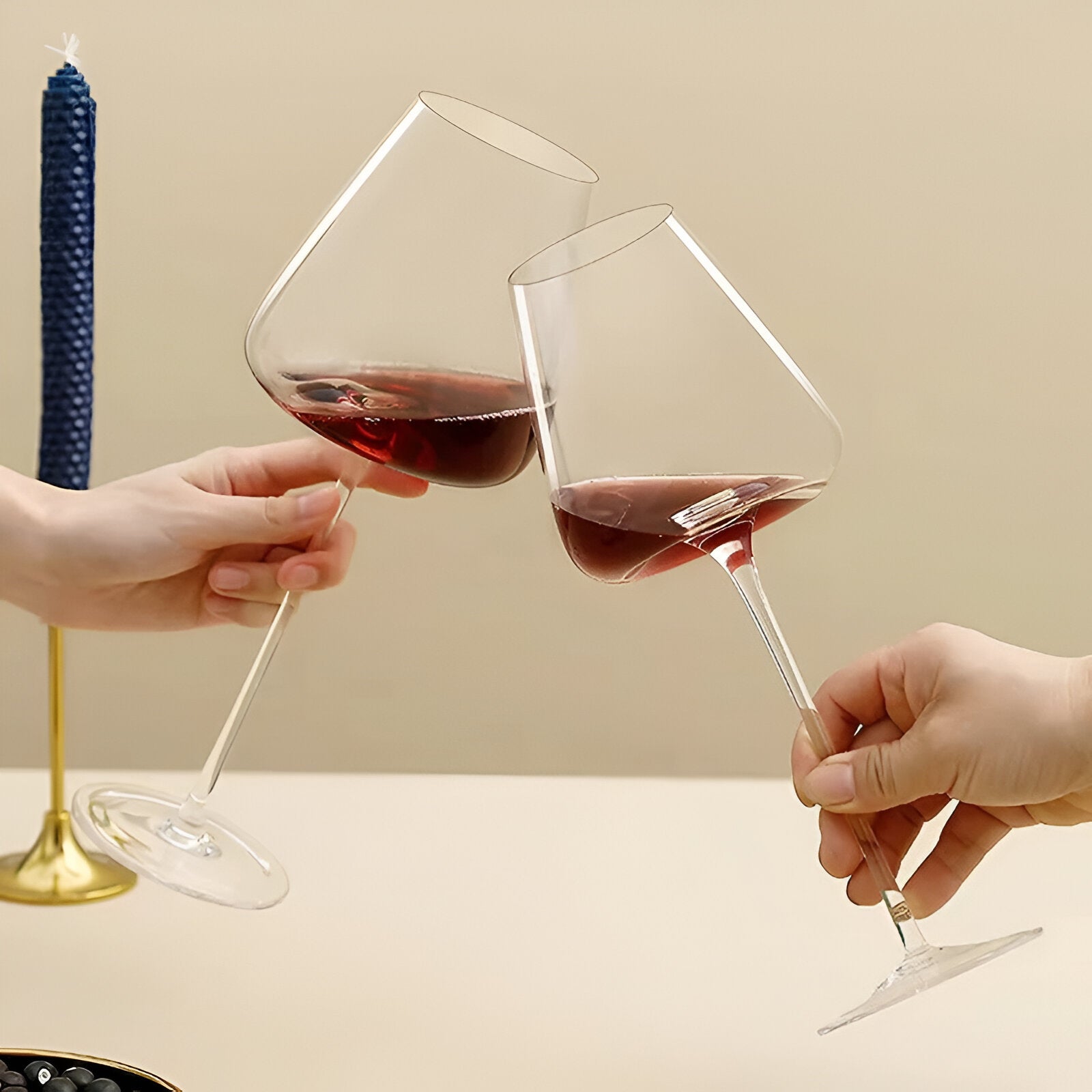 Vinglass i Krystall – Elegant og Håndlaget | Sett med 2, 4 eller 6