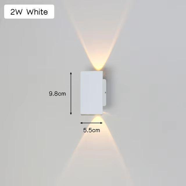 Bilde av Velheim - Moderne Værbestandig Led-vegglampe i Aluminium for Utendørs Bruk fra Velisse
