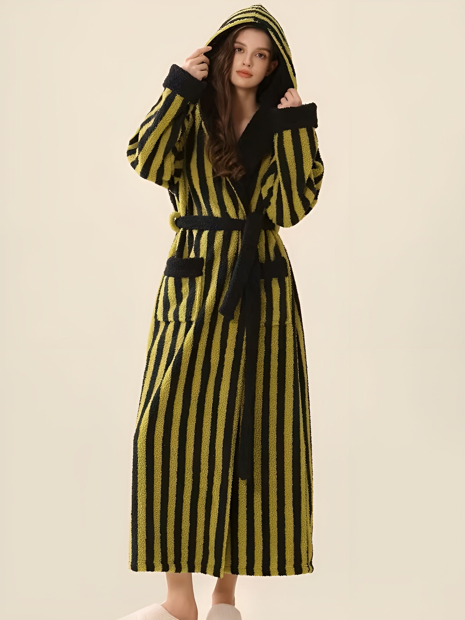 Badekåpe med Hette for Dame – Ekstra Myk og Varm | Koselig Flanell for Kalde Dager