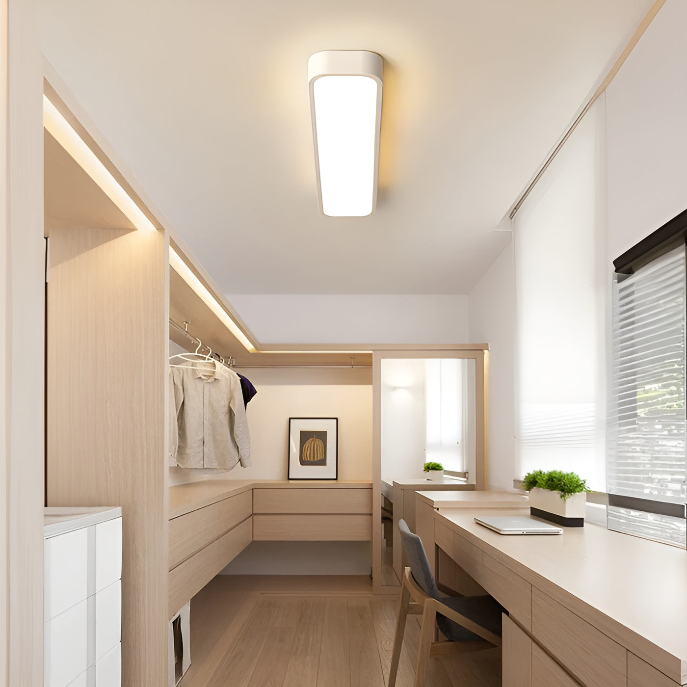 Avlang Taklampe – Moderne og Stilrent Design | Perfekt for Stue og Spisestue