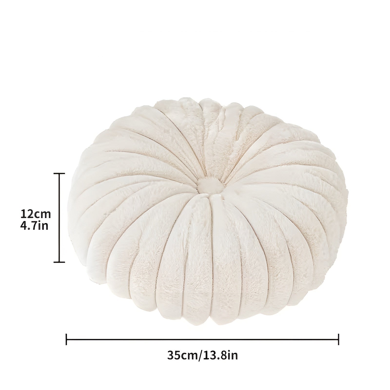 Mykt Rundt Pute – Mykt Og Koselig | Perfekt Til Stuen Og Soverommet - Pynteputer