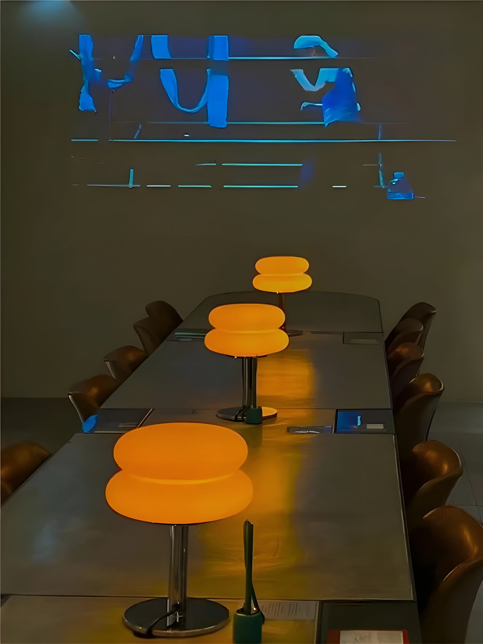 Glasslampe i pastell – Elegant Bordlampe for en Lun Stemning