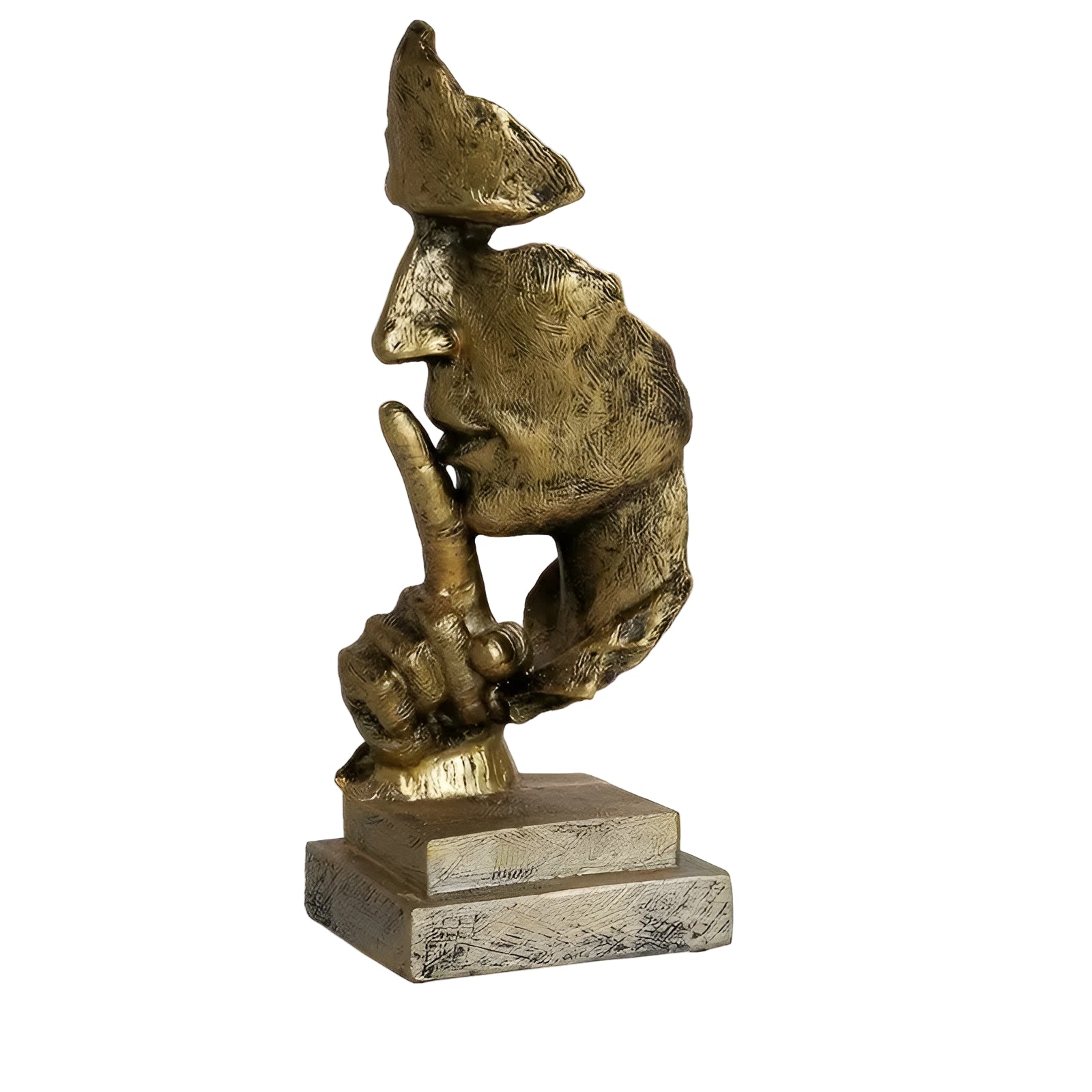 Abstrakt Tenkerskulptur – Moderne Dekorfigur i Harpiks | Perfekt for Stue og Kontor