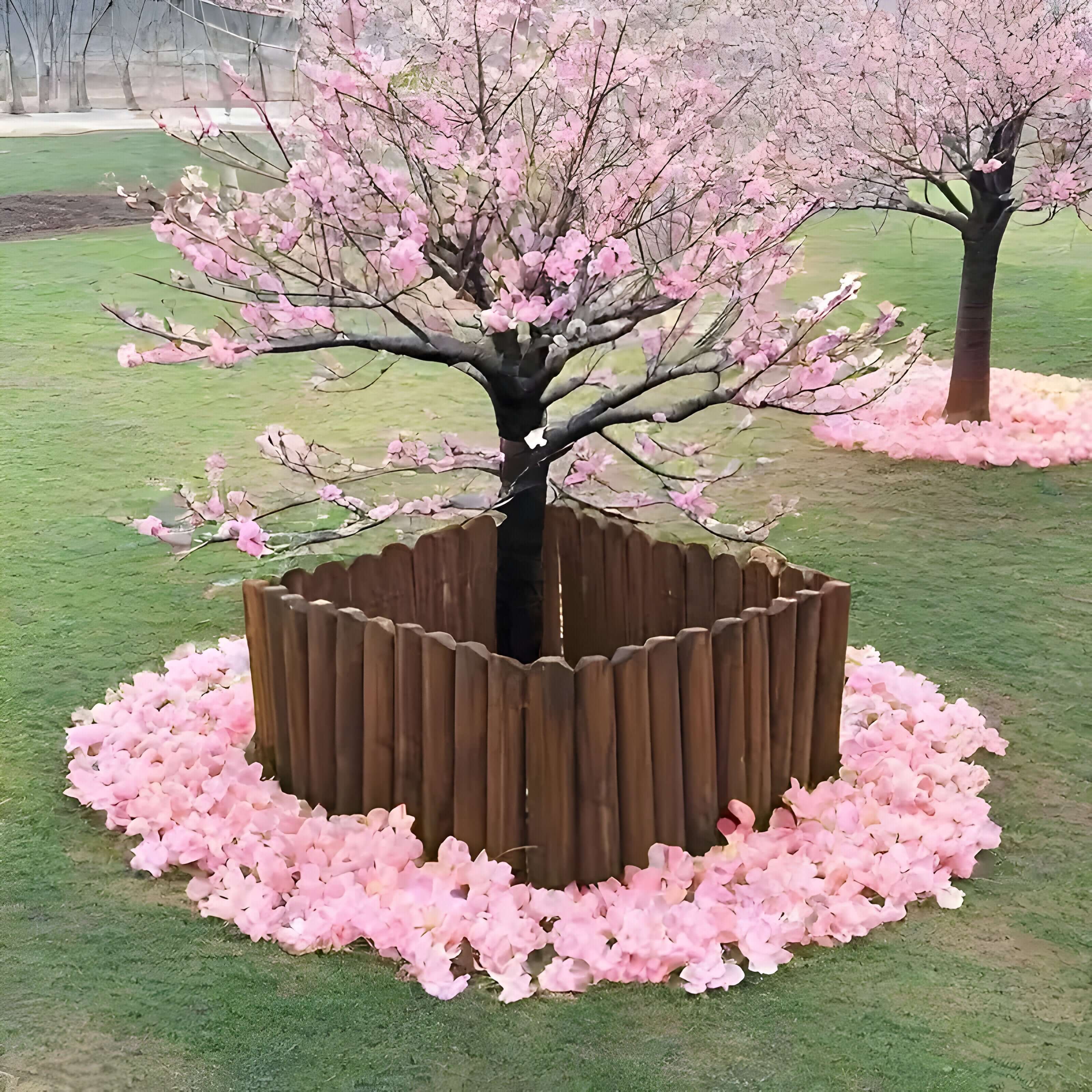 Acacia- Dekorativt Hagekant i Tre (Utendørs)