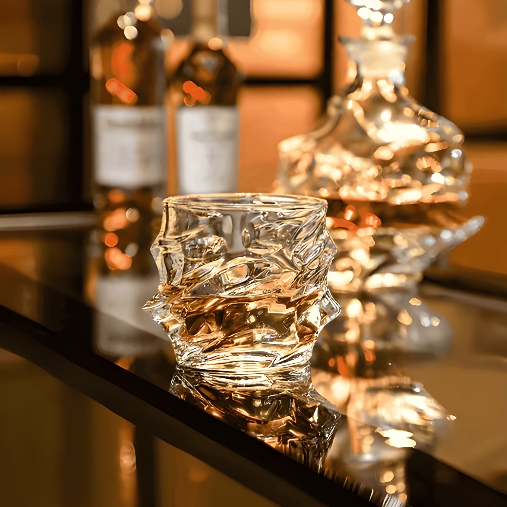 Krystallglass Til Whisky – Elegant Slipt Form For En Fullendt Drikkeopplevelse