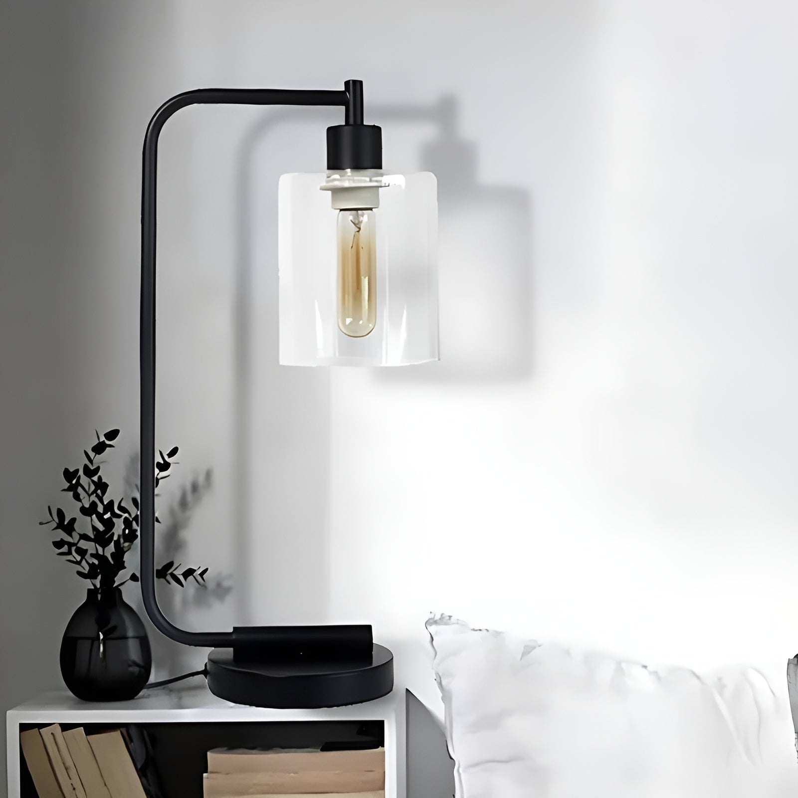 Sylinder Bordlampe – Stilfull og Dekorativ | Perfekt for Moderne Hjem