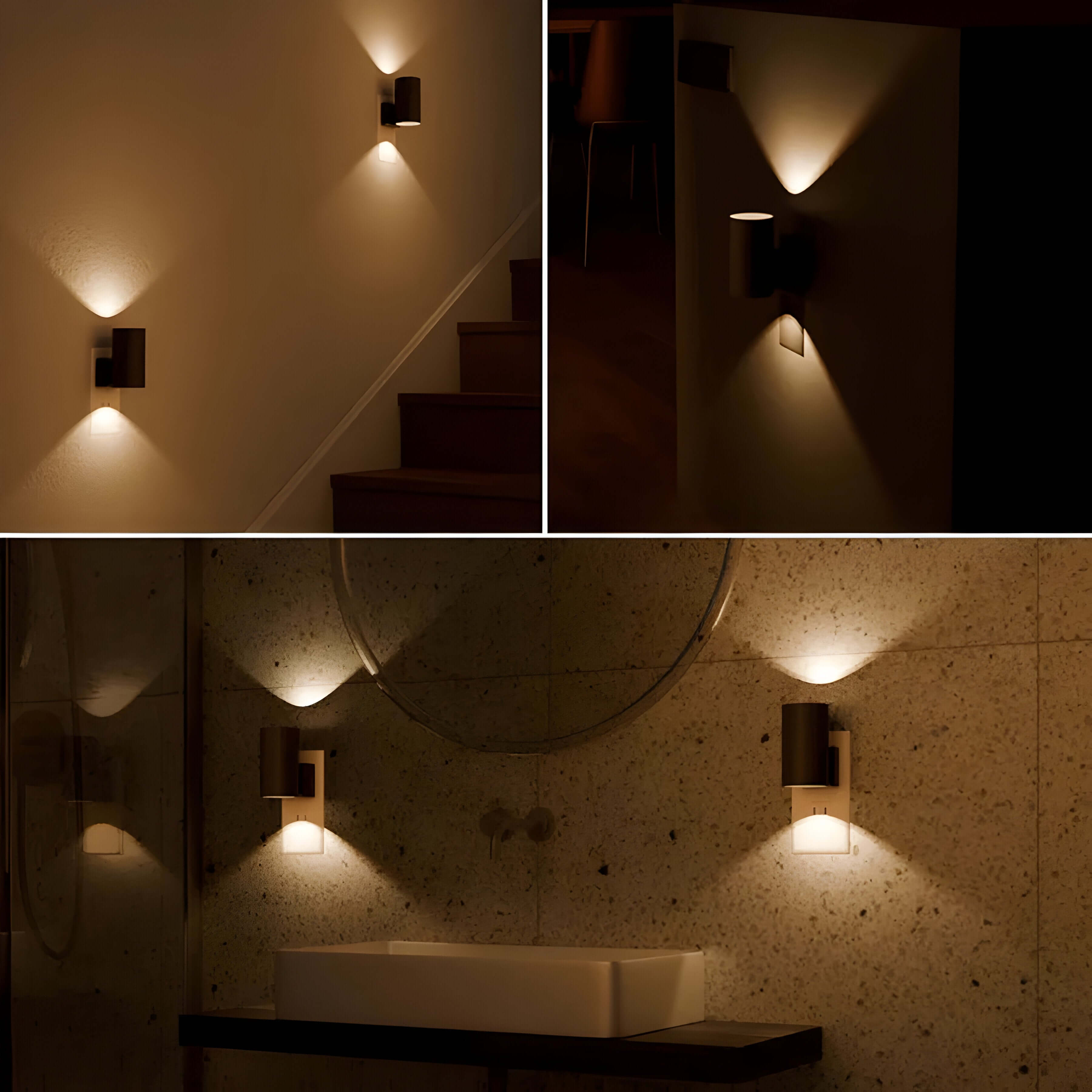 Lunara – LED Nattlampe med Sensor (Justerbar og Plugg-inn)