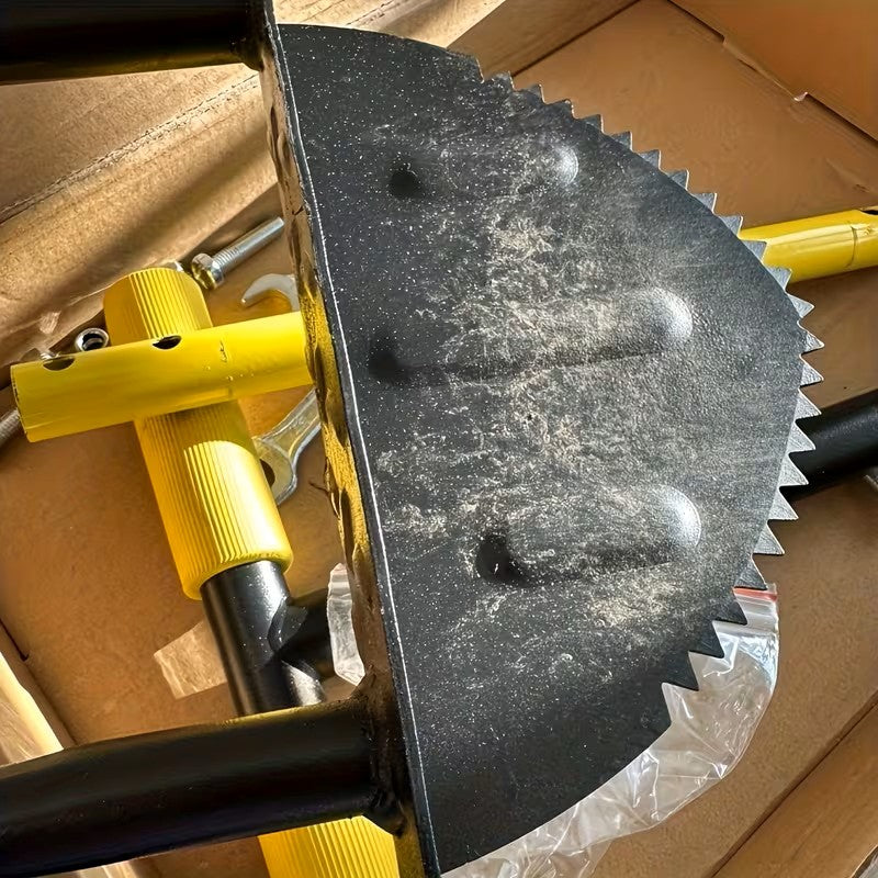 Kantspade for plen – Presis og effektiv kantklipping | Halvmåneform med sklisikker tråkkant