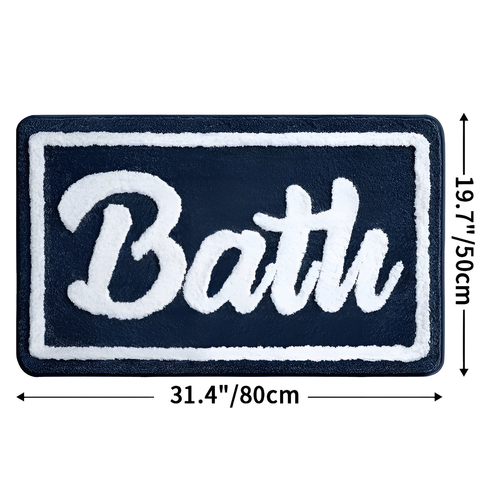 Mykt Baderomsteppe – Sklisikkert og Absorberende | Perfekt som Juledekor eller Gave