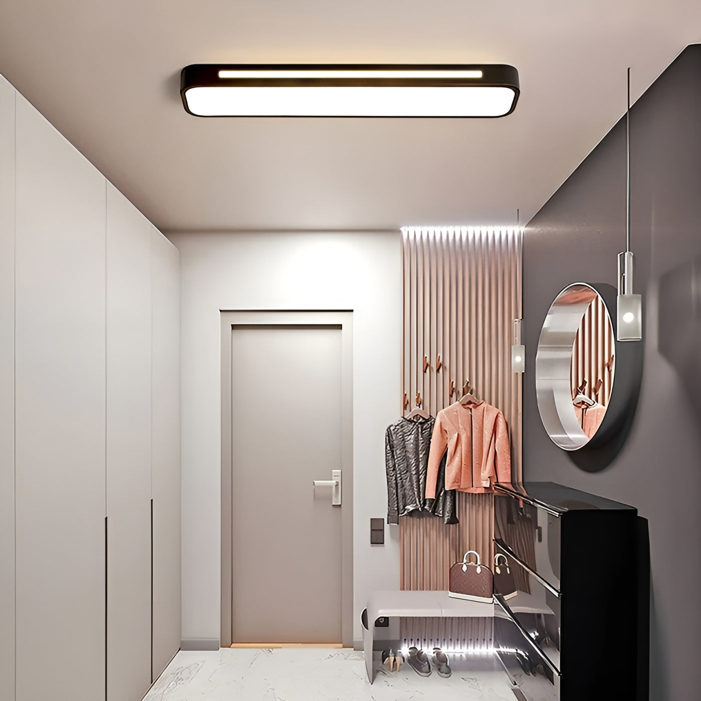 Avlang Taklampe – Moderne og Stilrent Design | Perfekt for Stue og Spisestue