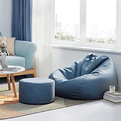 Sitteputetrekk i beige polyester – sett forfra