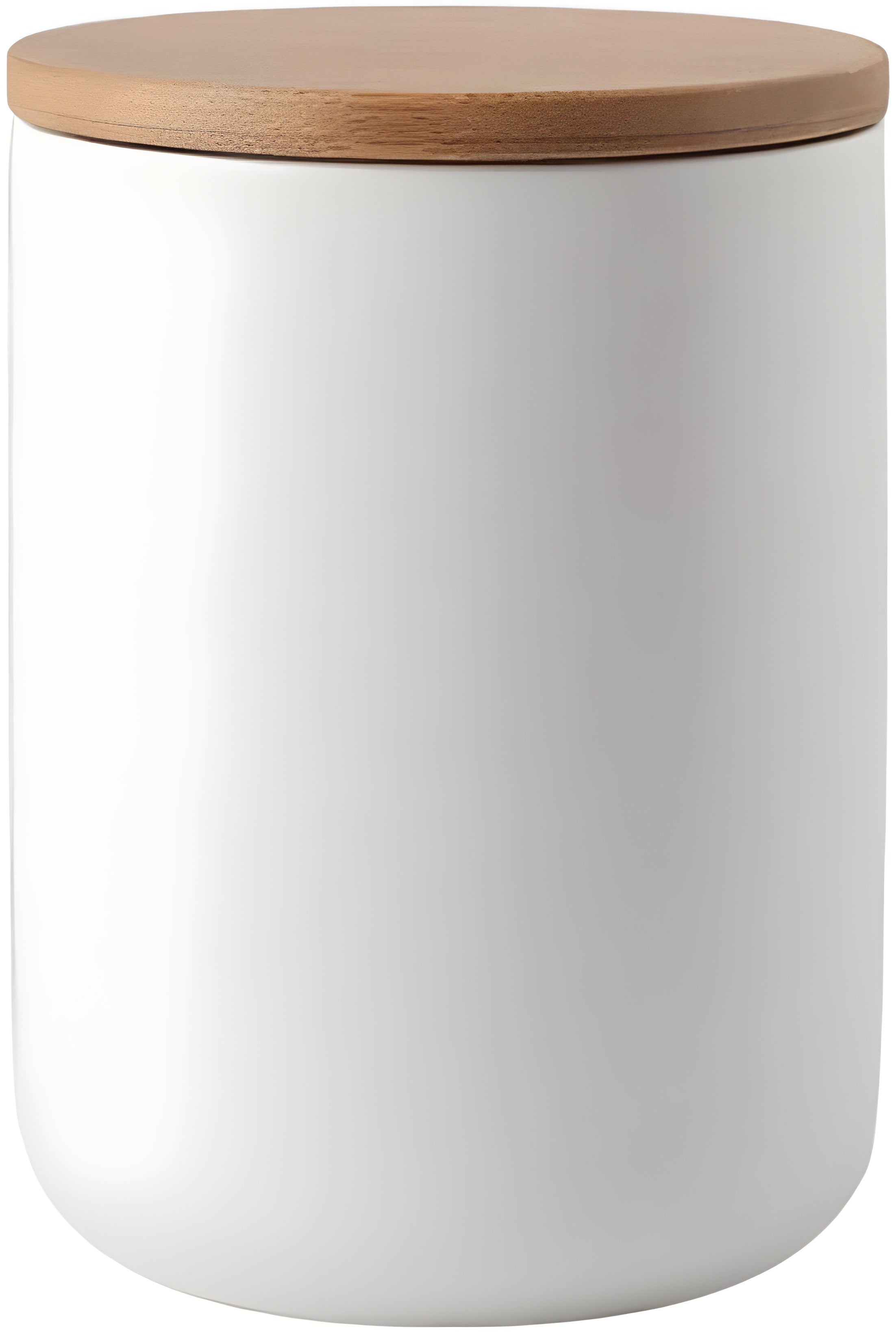 Keramisk Oppbevaringskrukke med Bambuslokk – Naturlig og Dekorativ | Holder Mat Frisk hjemme