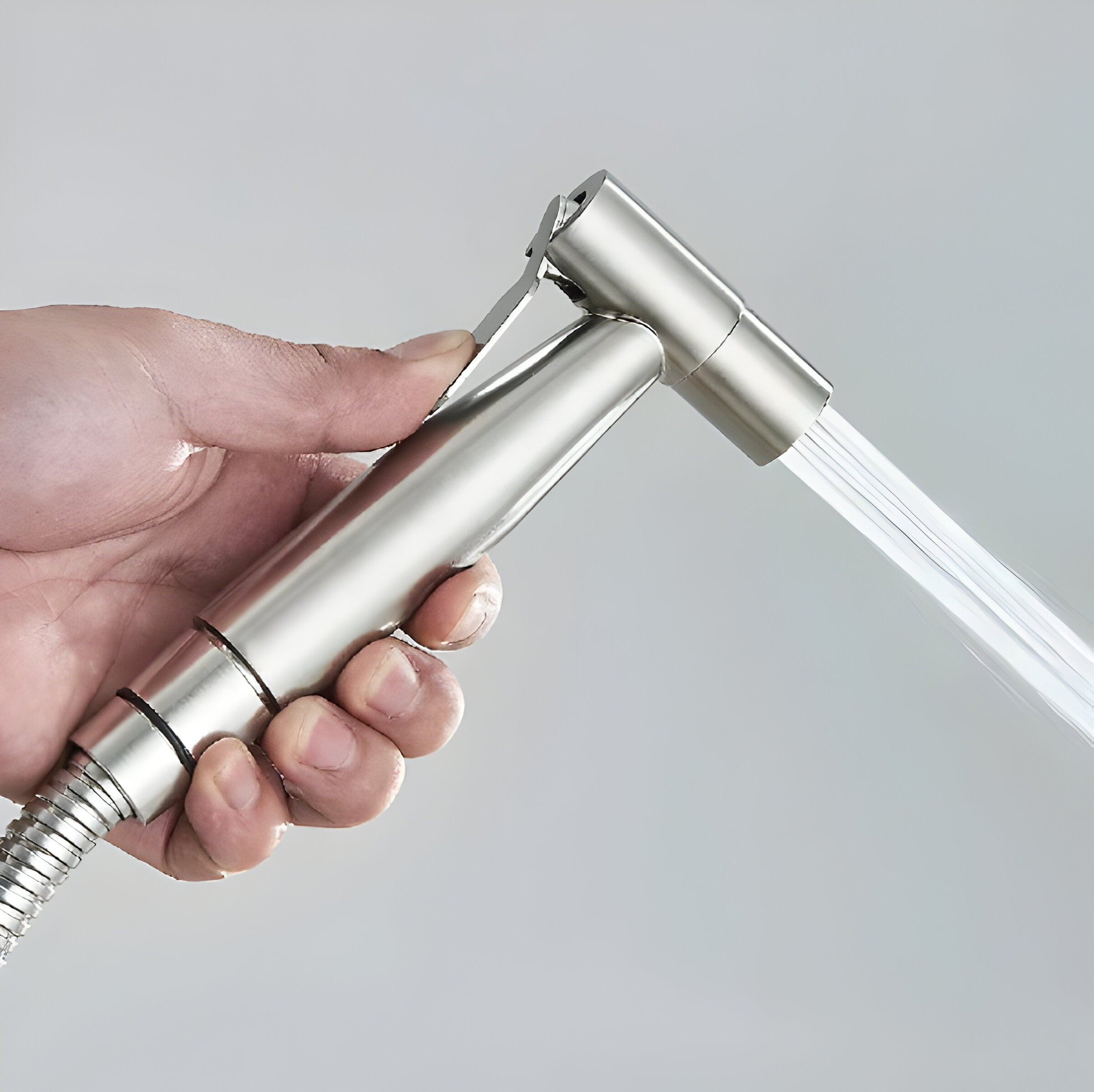 Bidetsprayer i Rustfritt Stål – Håndholdt Toalettdusj for Hygiene