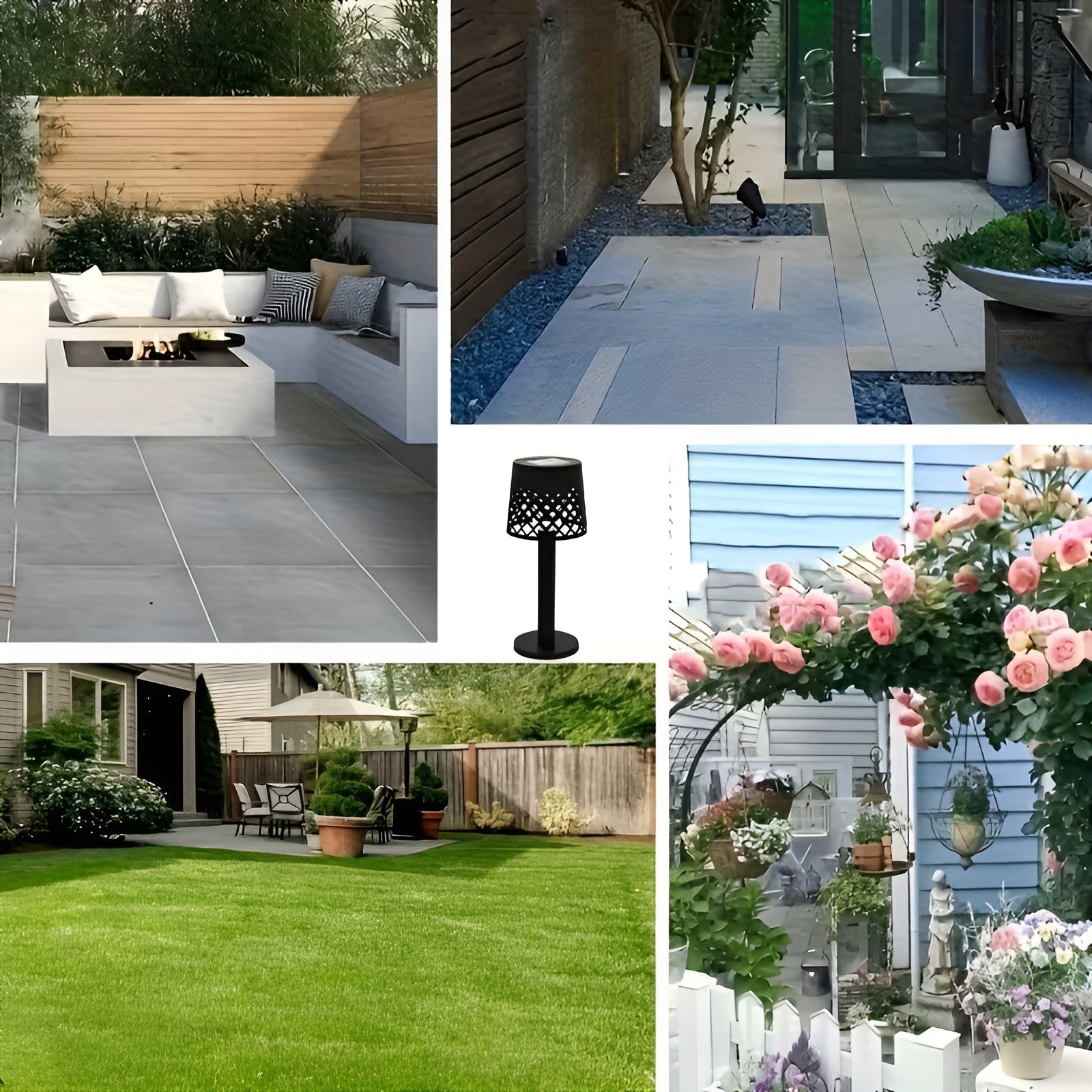Solcelle Hagelys 4-pakning – Stemningsfull og Dekorativ Belysning | Perfekt for Hage Terrasse og Camping - 4