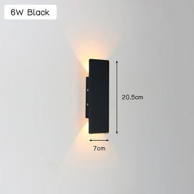 Bilde av Velheim - Moderne Værbestandig Led-vegglampe i Aluminium for Utendørs Bruk fra Velisse
