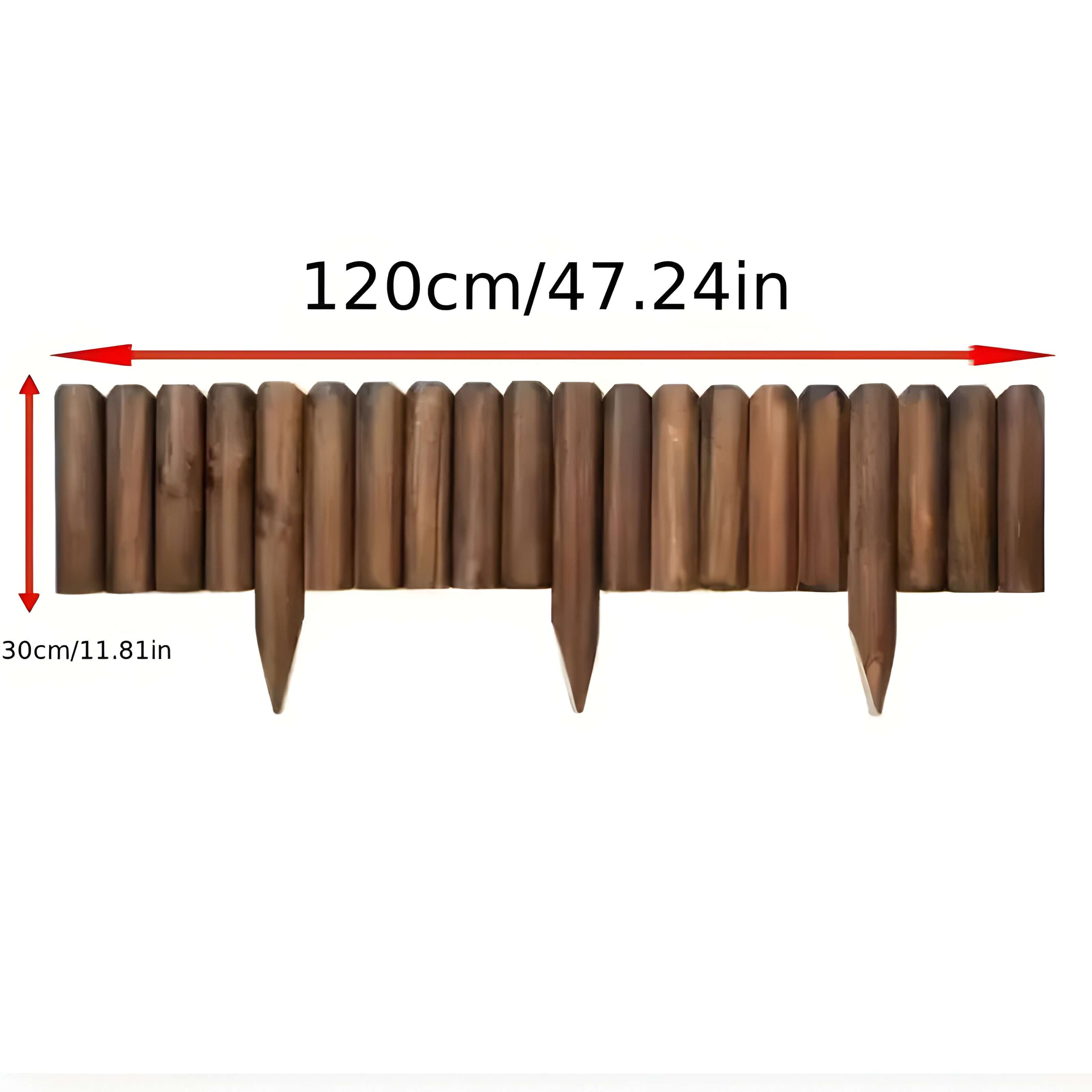 Acacia- Dekorativt Hagekant i Tre (Utendørs)
