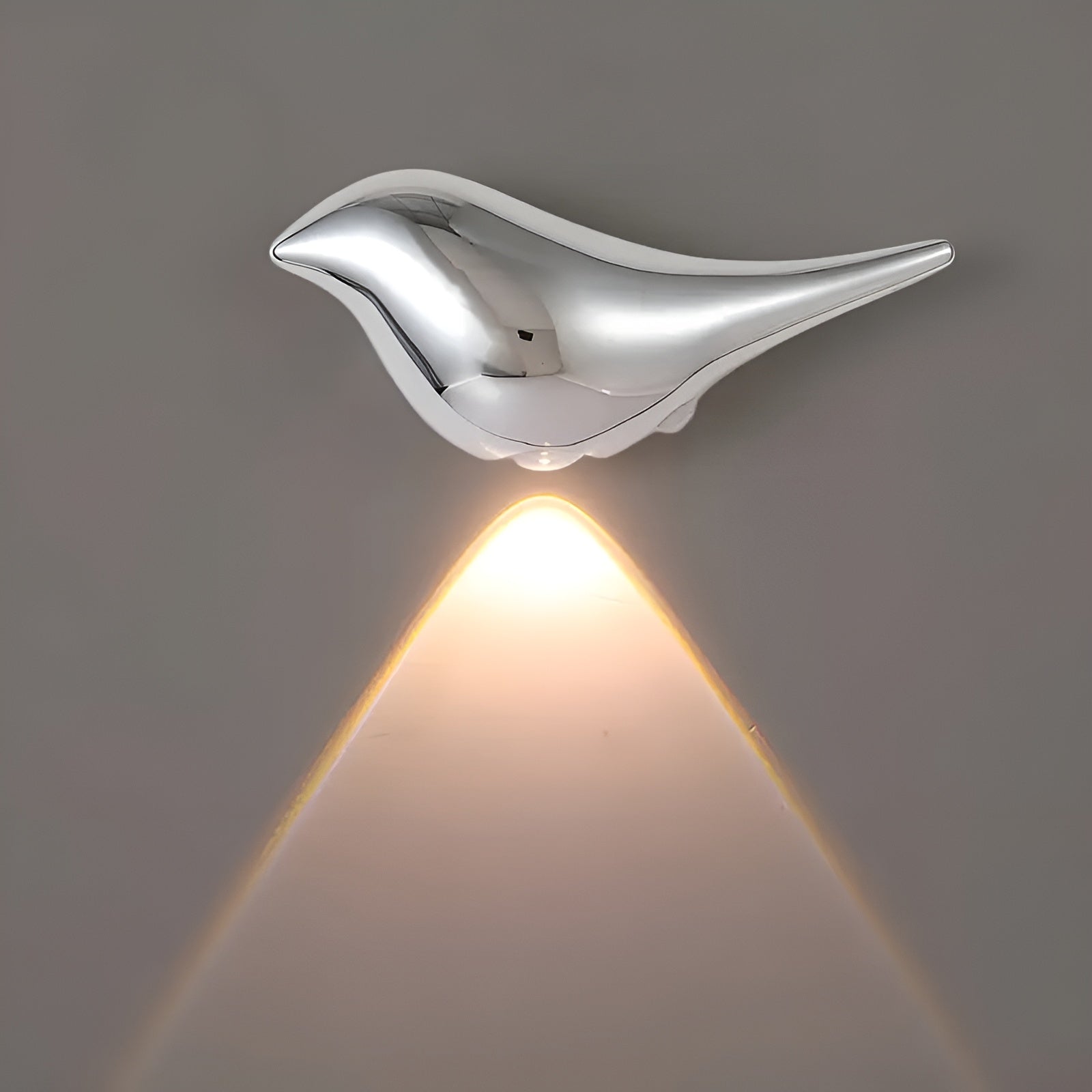 Vegglampe i fugledesign – Med bevegelsessensor | Justerbar lysfarge og lysstyrke