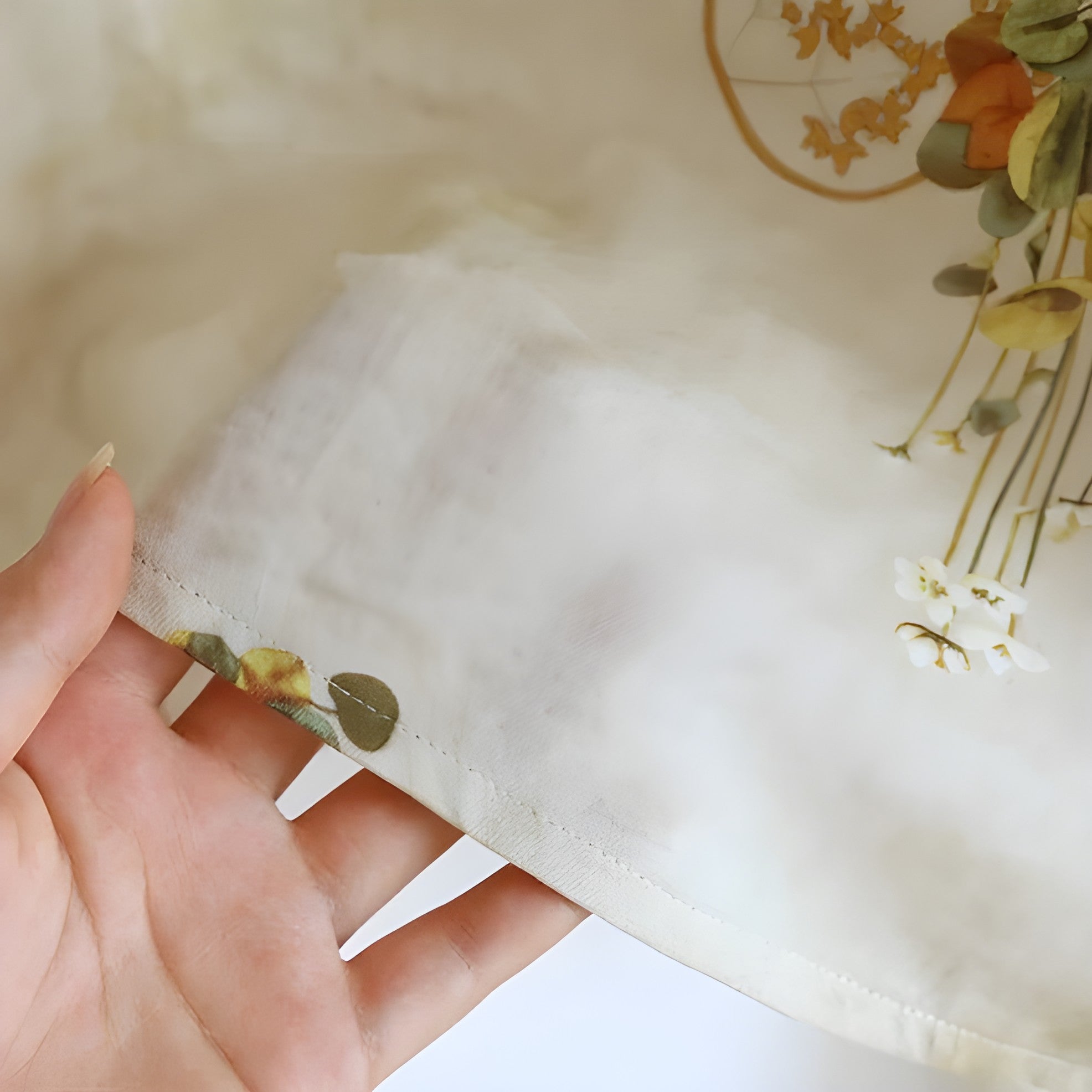 Pysjamassett i Bambusfiber – Retro Blomstertrykk, Pustende Komfort