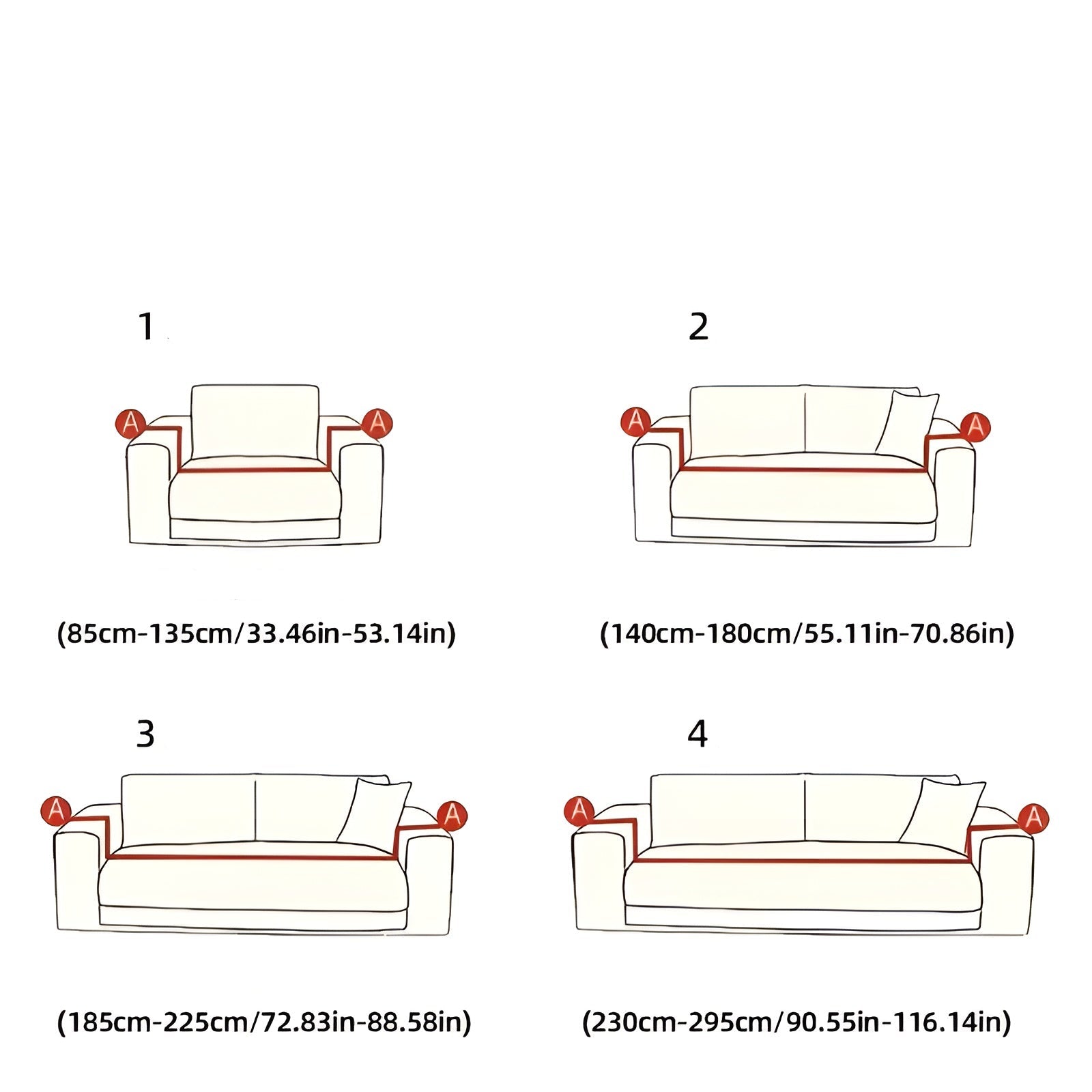 Elastischer Sofabezug aus Fleece – Weich und Gemütlich | Jacquard-Struktur, Perfekt für Sofa & Wohnraum