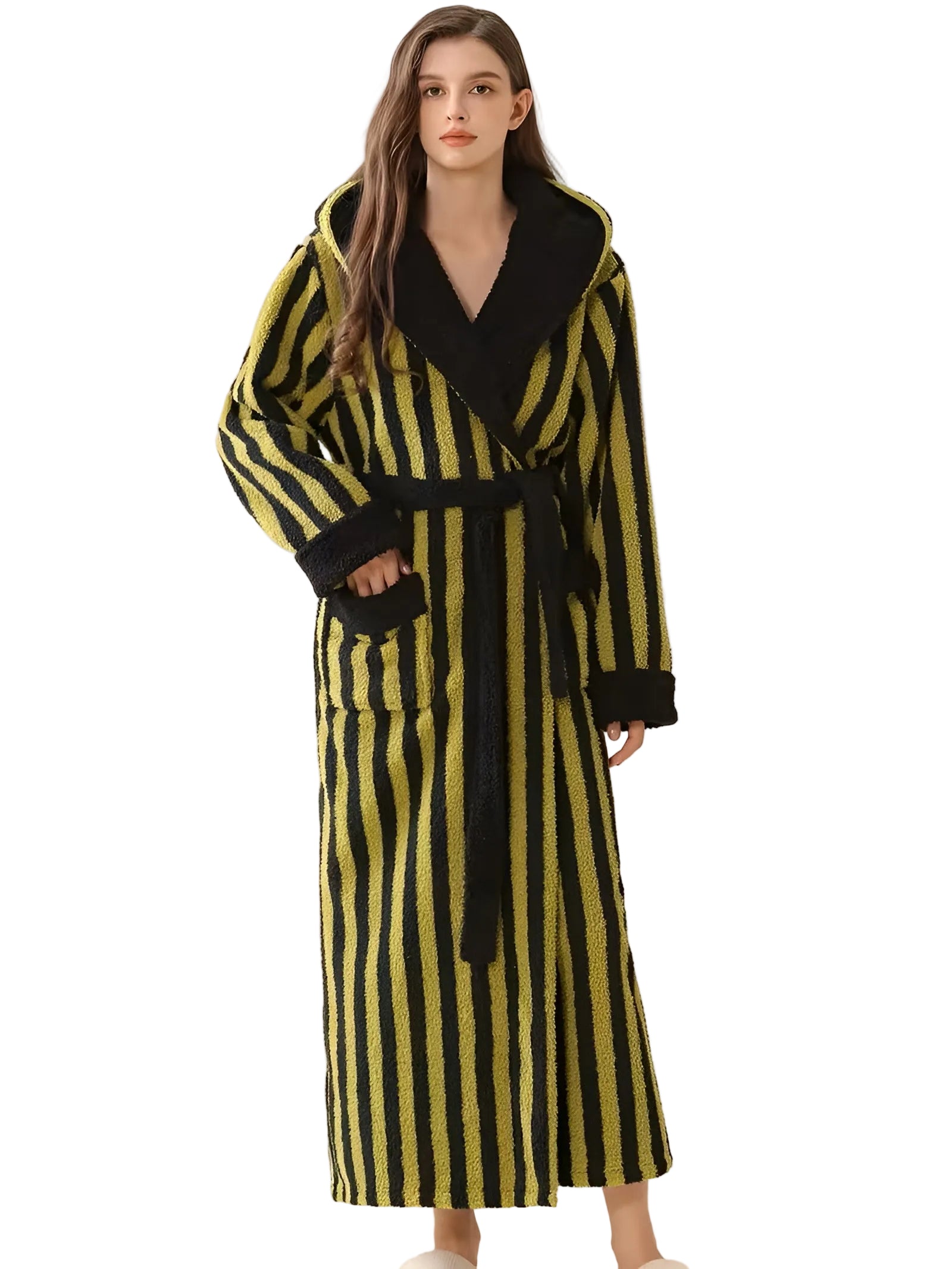 Badekåpe med Hette for Dame – Ekstra Myk og Varm | Koselig Flanell for Kalde Dager