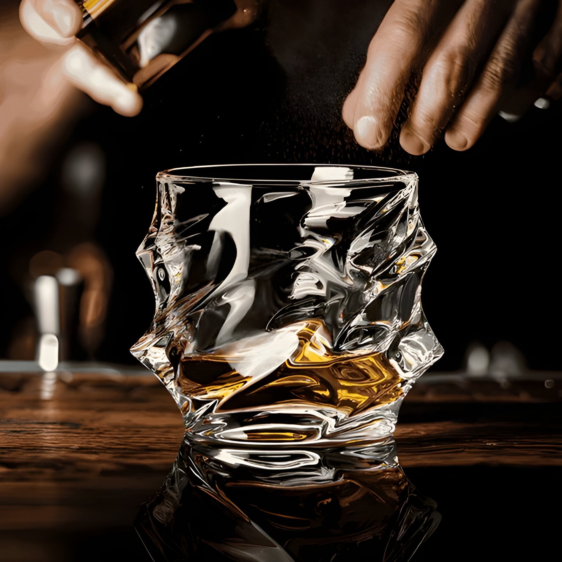 Krystallglass Til Whisky – Elegant Slipt Form For En Fullendt Drikkeopplevelse