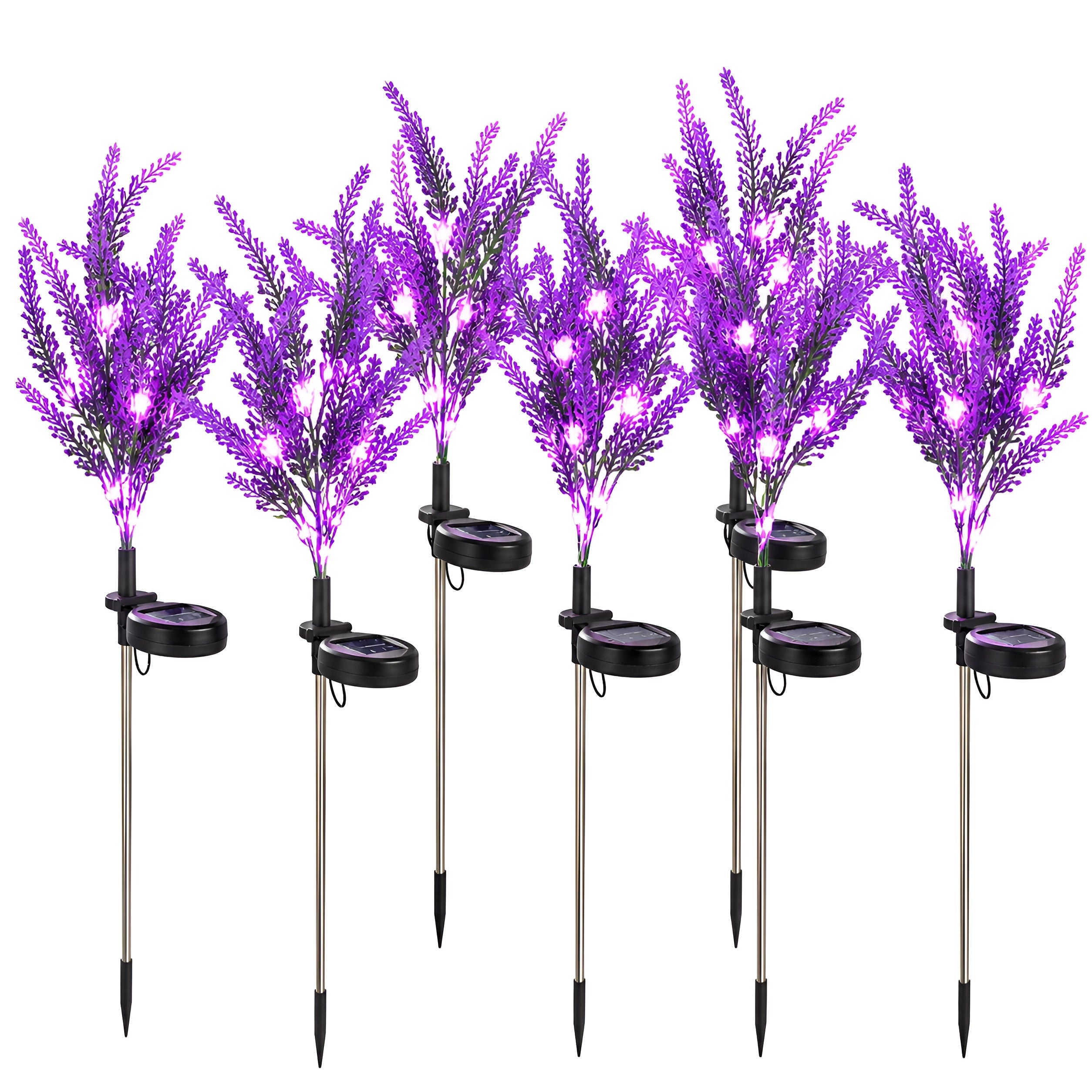 Led Blomsterlampe I Rustfritt Stål – Solcelledrevet, Vanntett Hagebelysning For Hager, Terrasser Og Stier