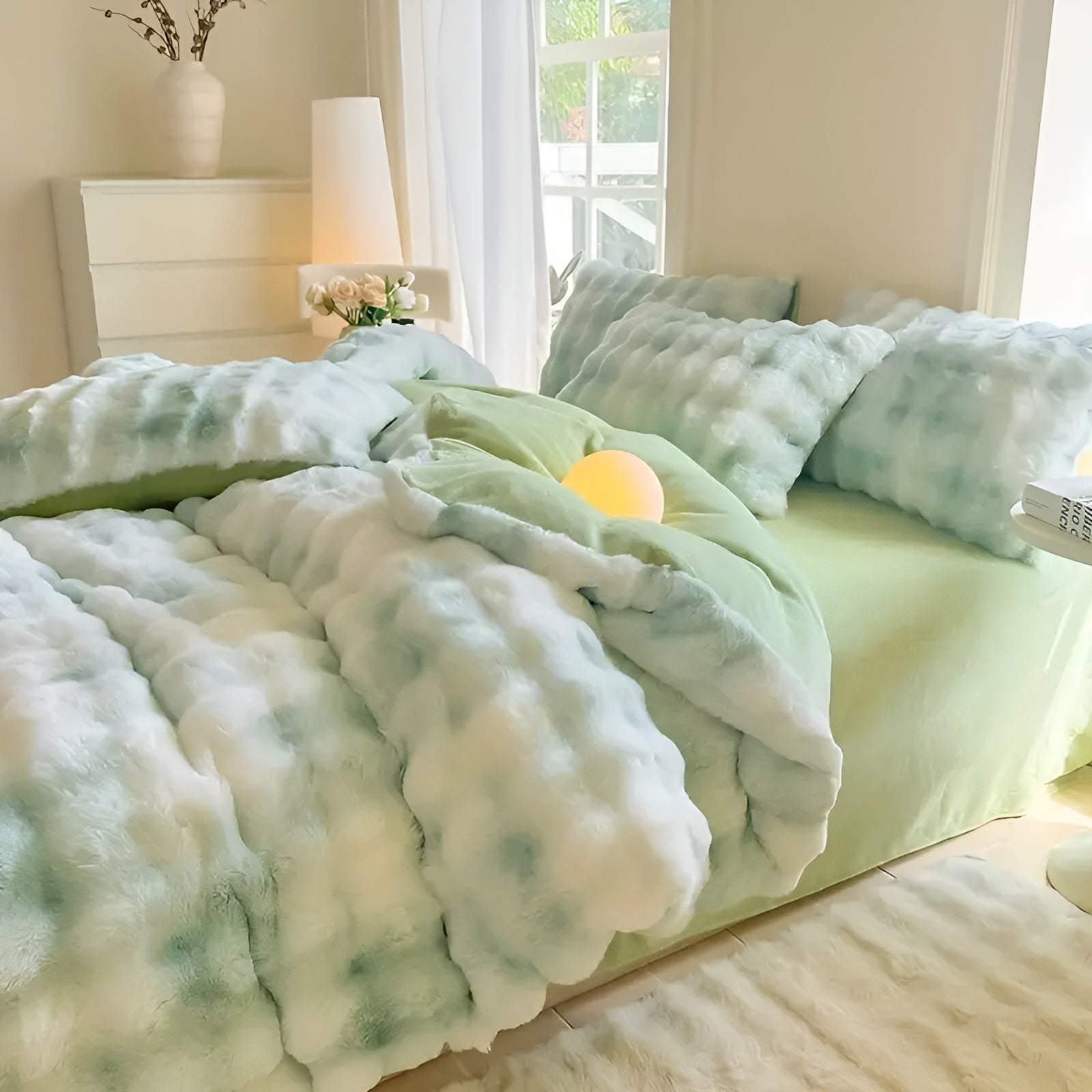 Plysdynetrekk – Varmt og Mykt for Høst og Vinter | Vendbart Design i Kaninpels og Melkesammet