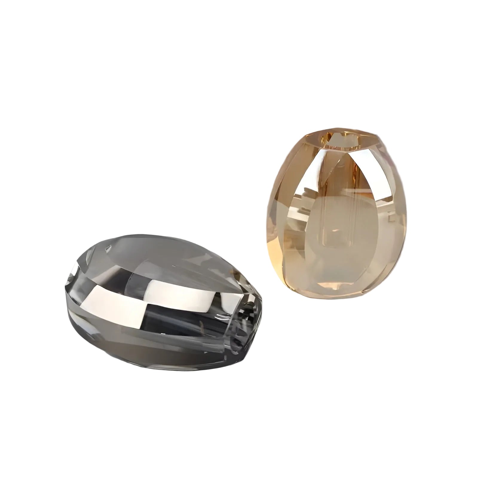 Krystallvase i Dråpeform – Elegant og Tidløs | Dekorativ for Bord og Stue