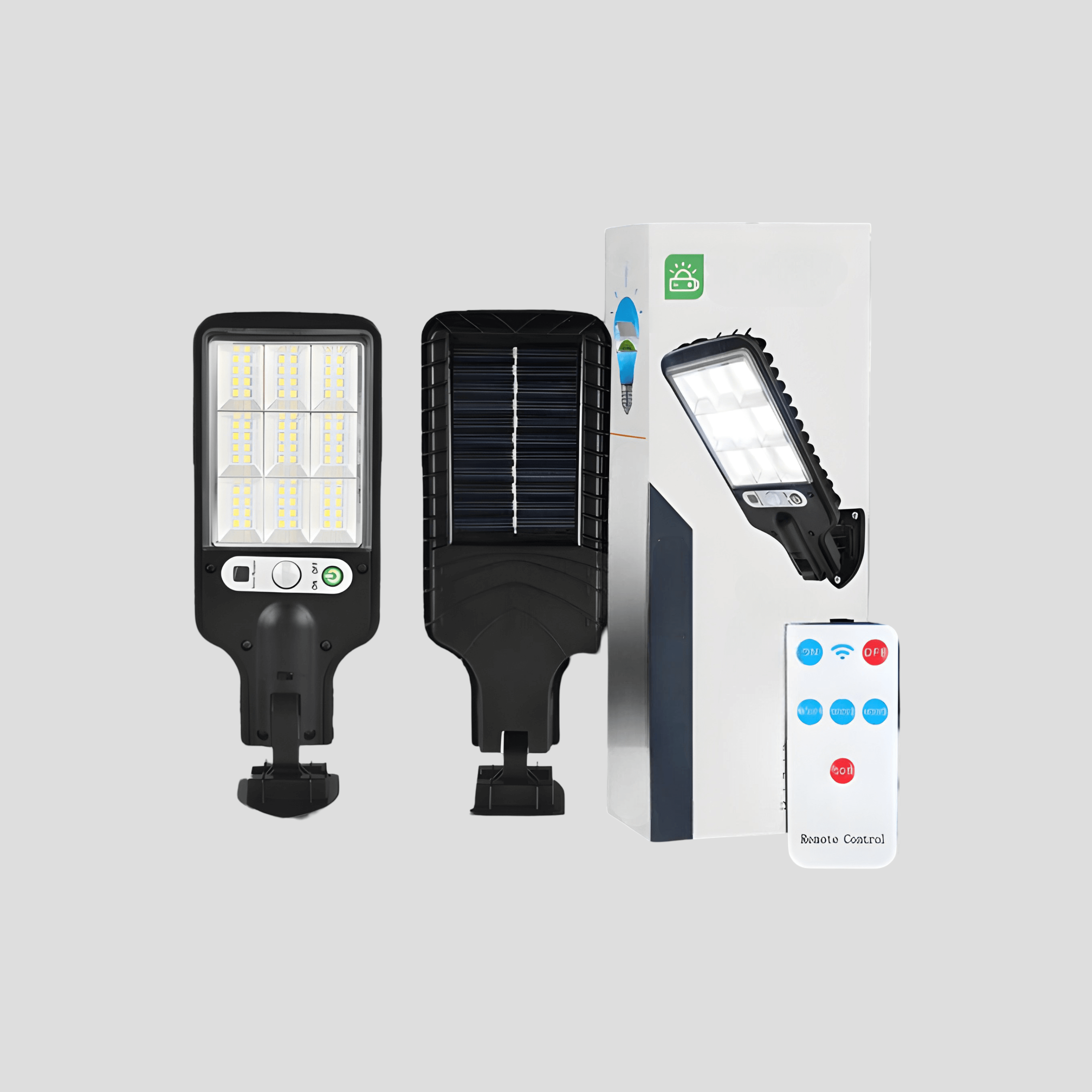 Solcellevegglampe Utendørs - Bevegelsessensor Energieffektiv Led-Belysning