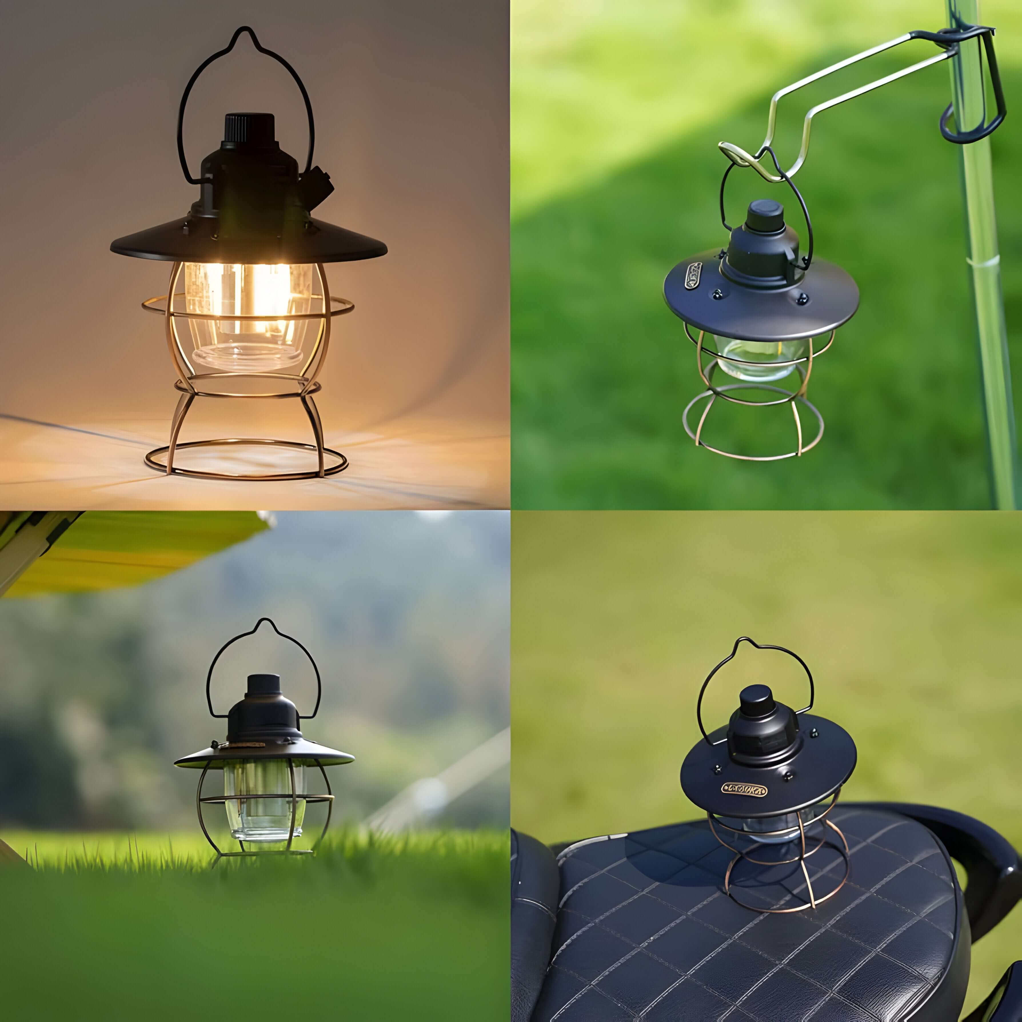 NordLys – Campinglampe i LED, Oppladbar og Bærbar