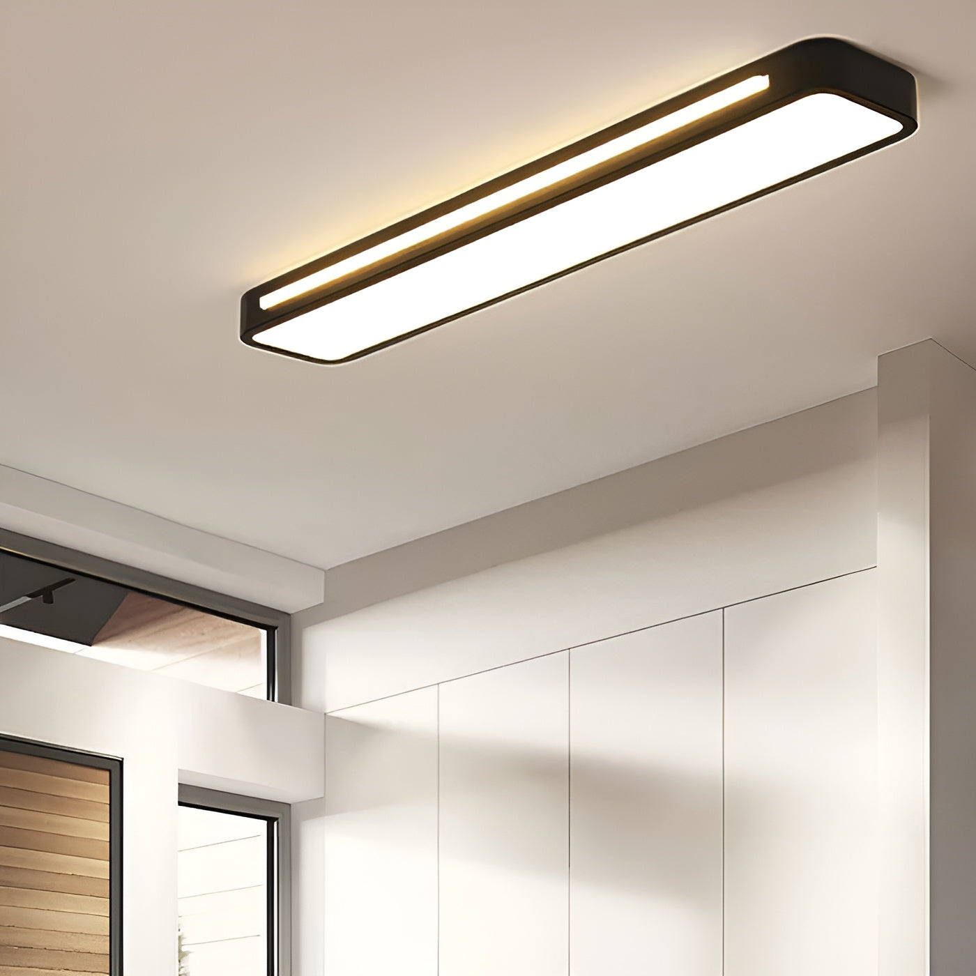 Avlang Taklampe – Moderne og Stilrent Design | Perfekt for Stue og Spisestue