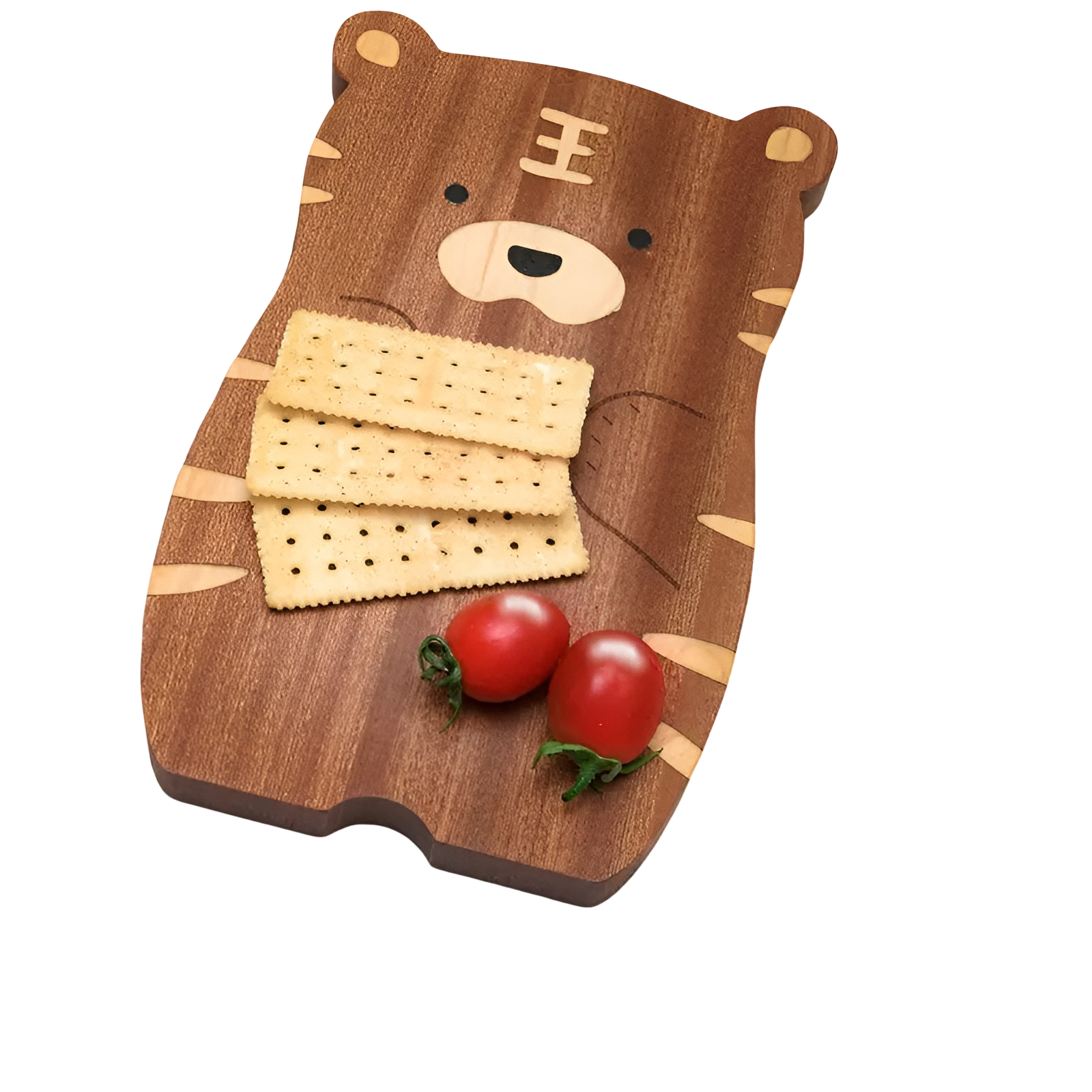 Skjærebrett i Massivt Tre – Lekent Design i Ekornform | Holdbart og Trygt for Mat