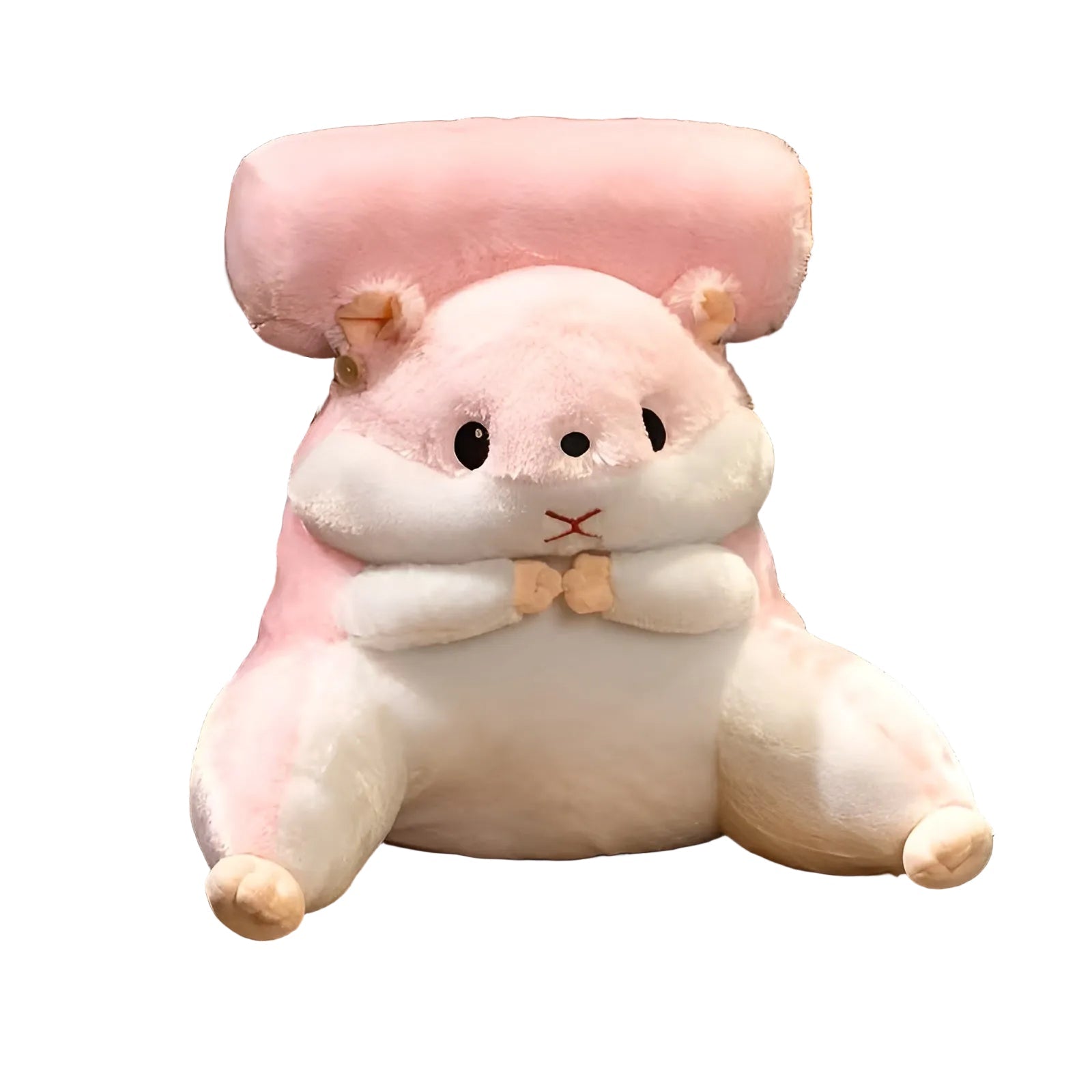 Søt Hamster-Lendestøttepute – Myk og Komfortabel | Avlastende Støtte for Rygg og Midje